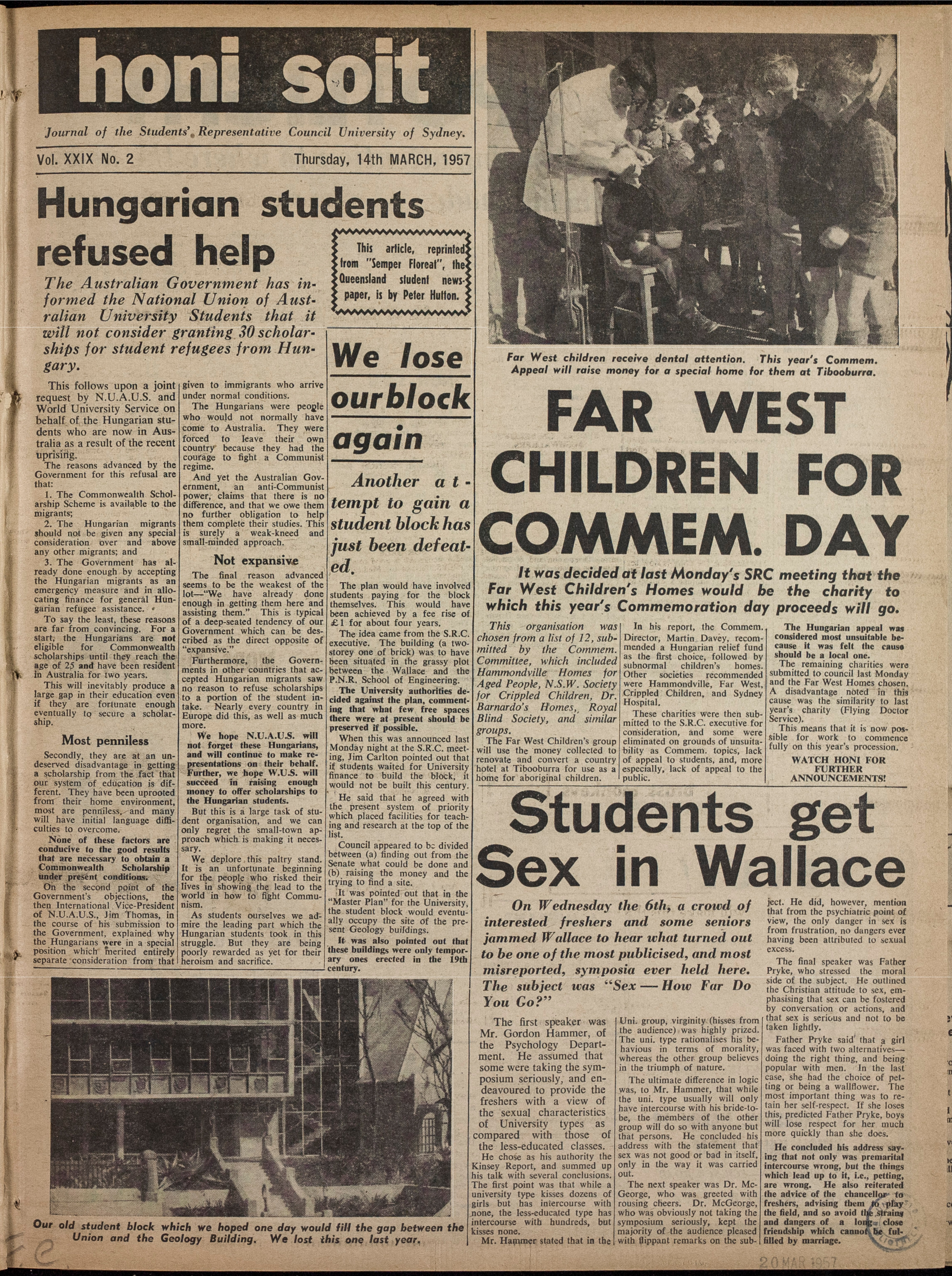 Honi Soit 1957 Issue 02