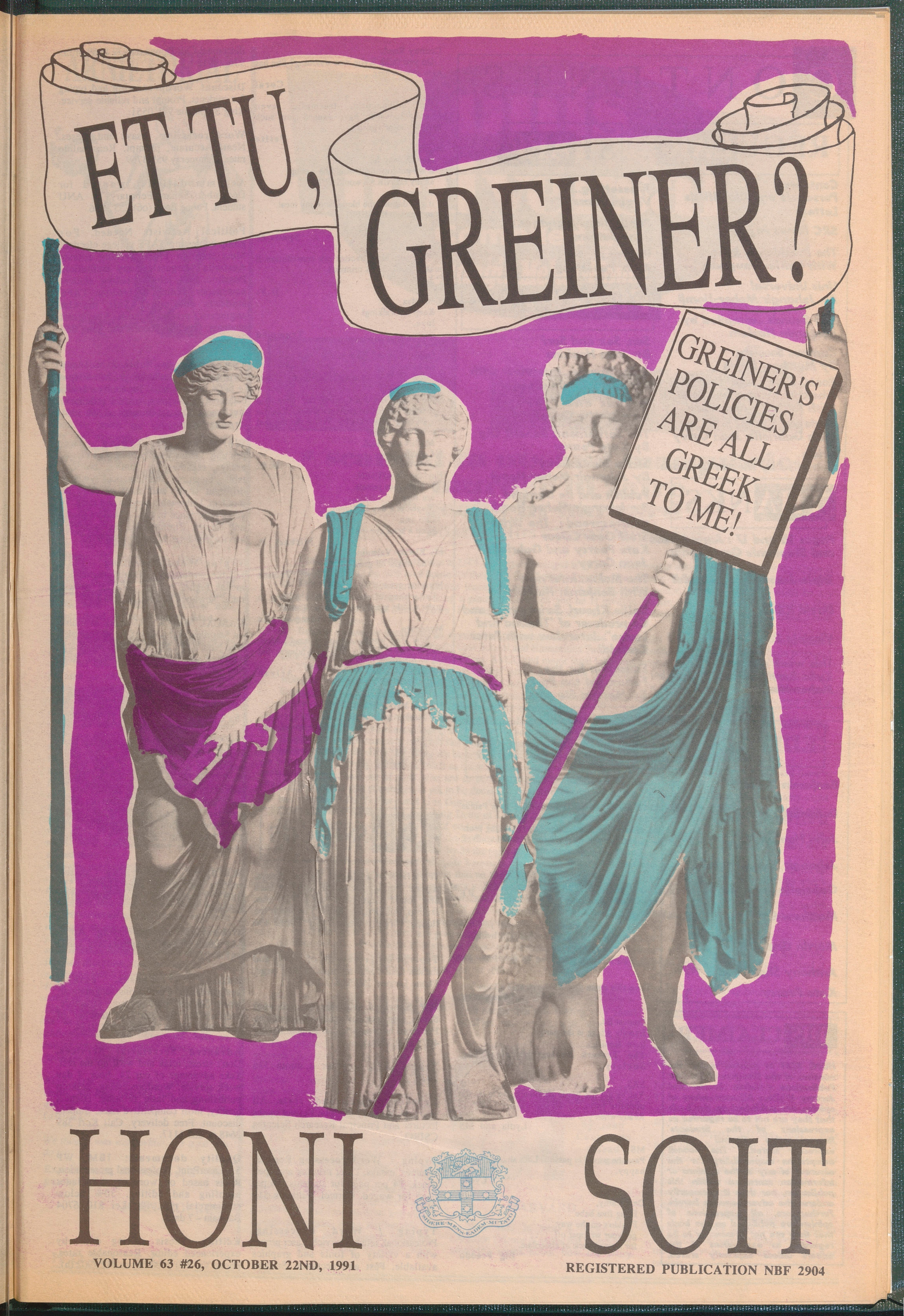 Honi Soit 1991 Issue 26