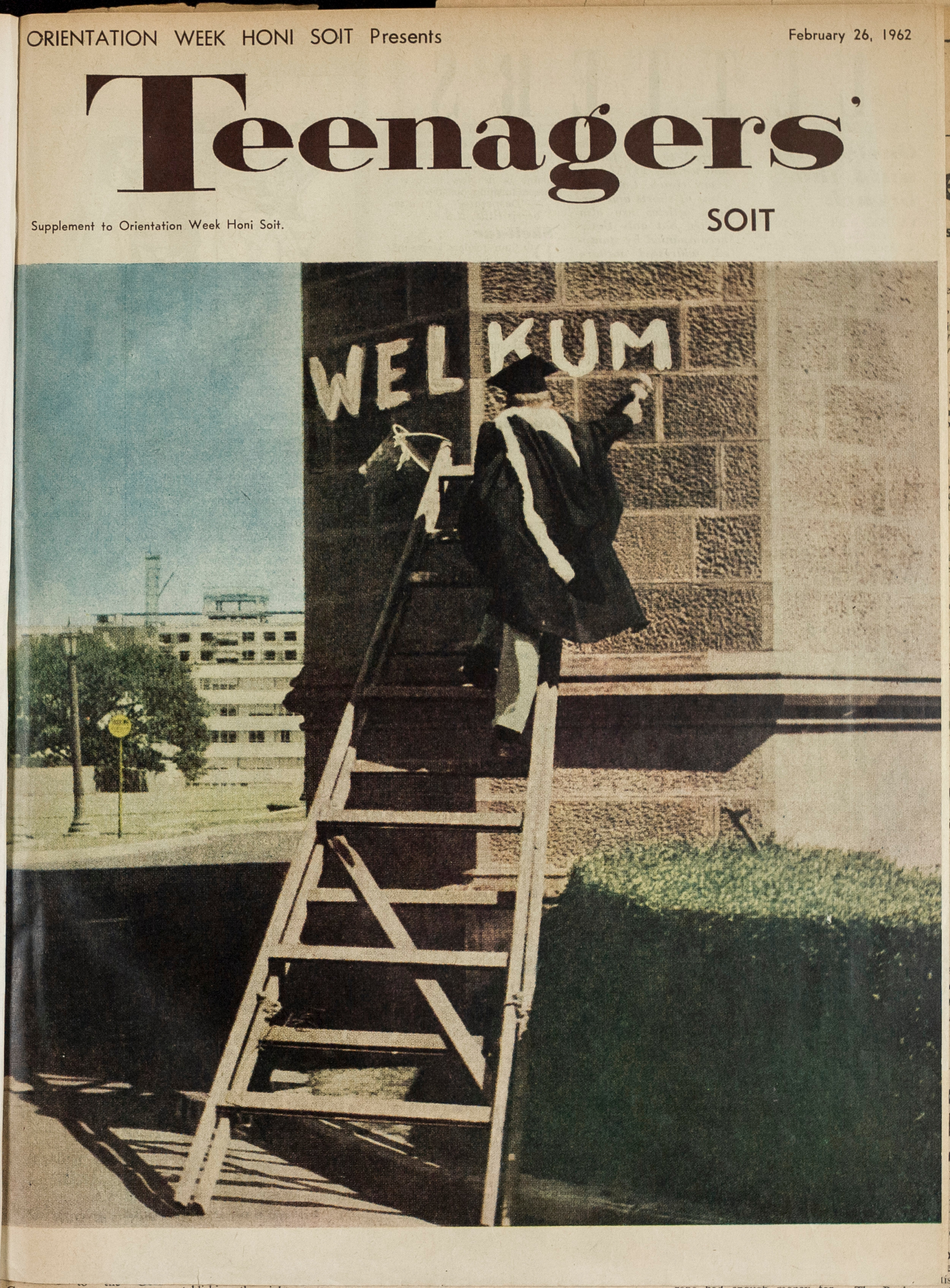 Honi Soit 1962 Special Issue Teenagers