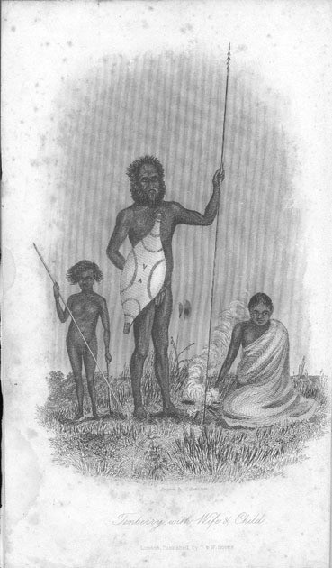 Journals of Expeditions of Discovery into Central Australia: Tenberry, with Wife and Child