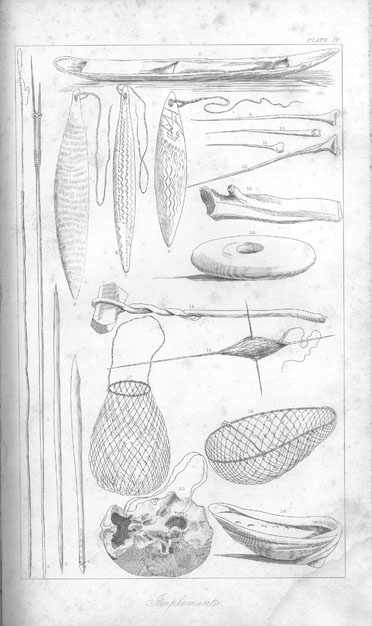 Journals of Expeditions of Discovery into Central Australia: Plate IV. Native Implements