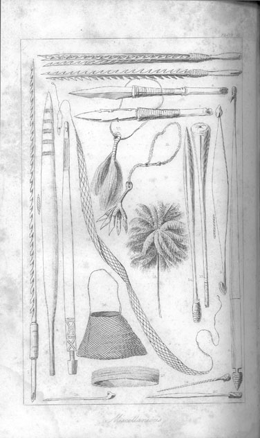 Journals of Expeditions of Discovery into Central Australia: Plate VI. Miscellaneous Native Articles