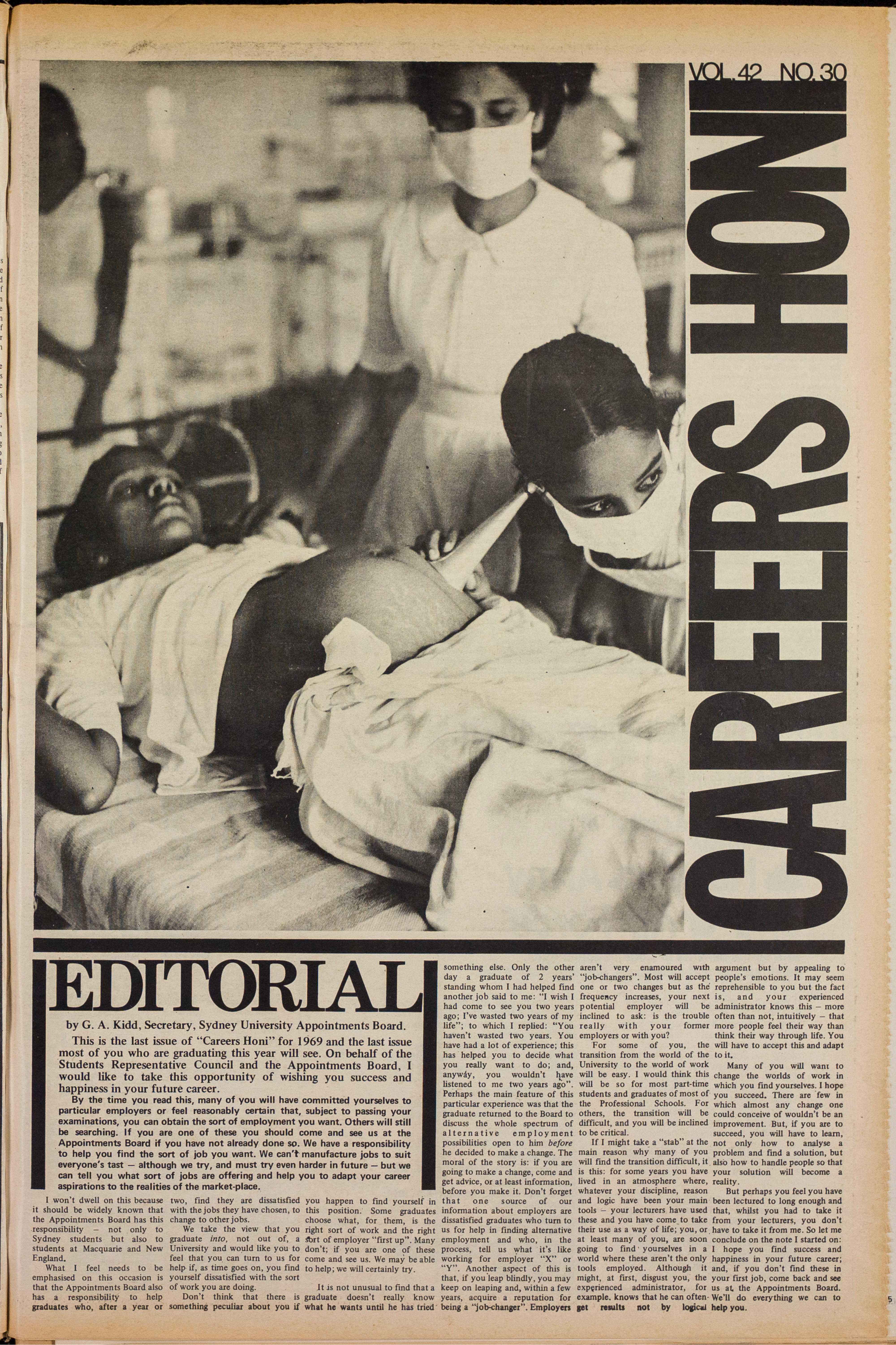 Honi Soit 1969 Issue 30
