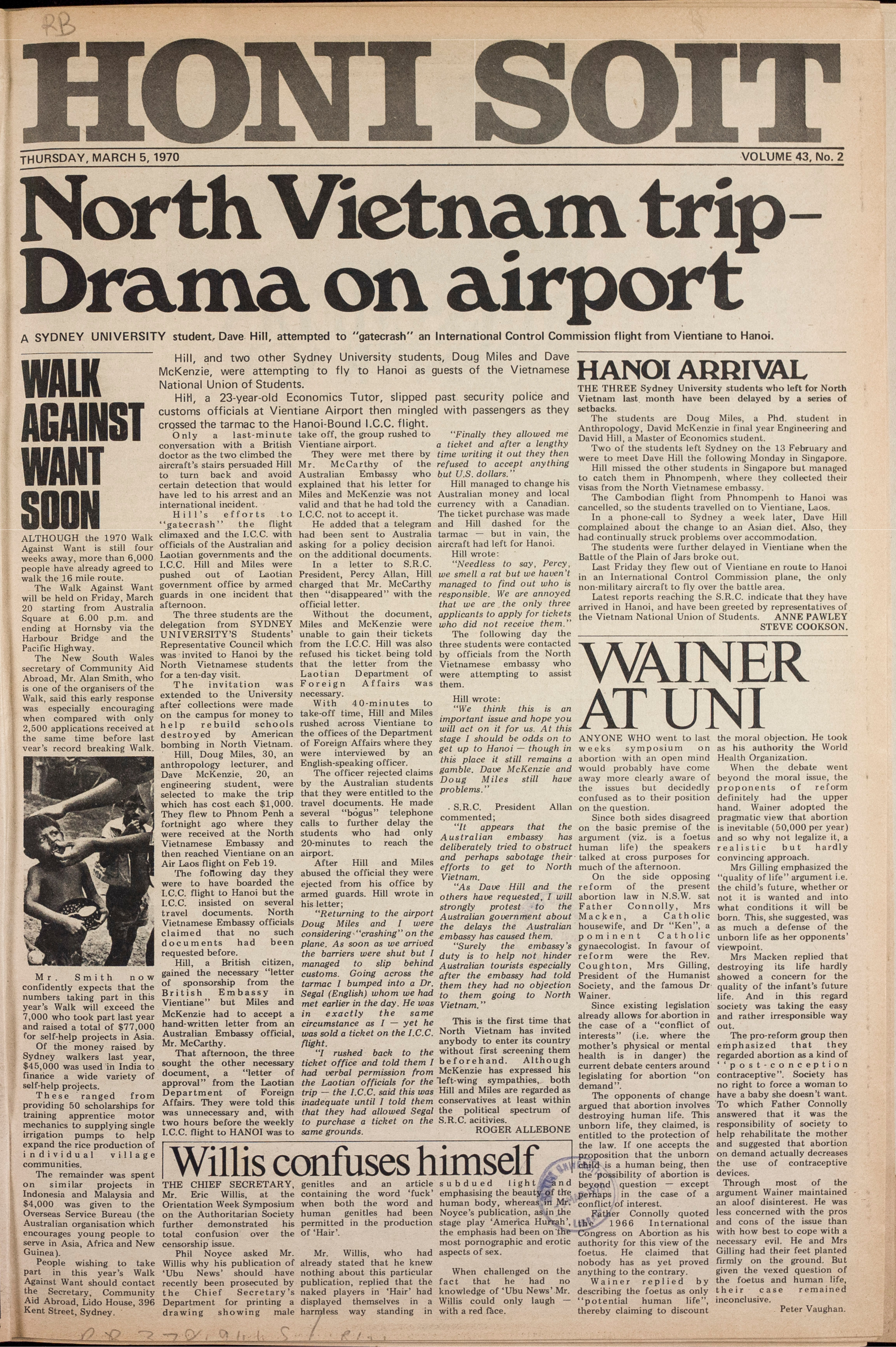 Honi Soit 1970 Issue 02