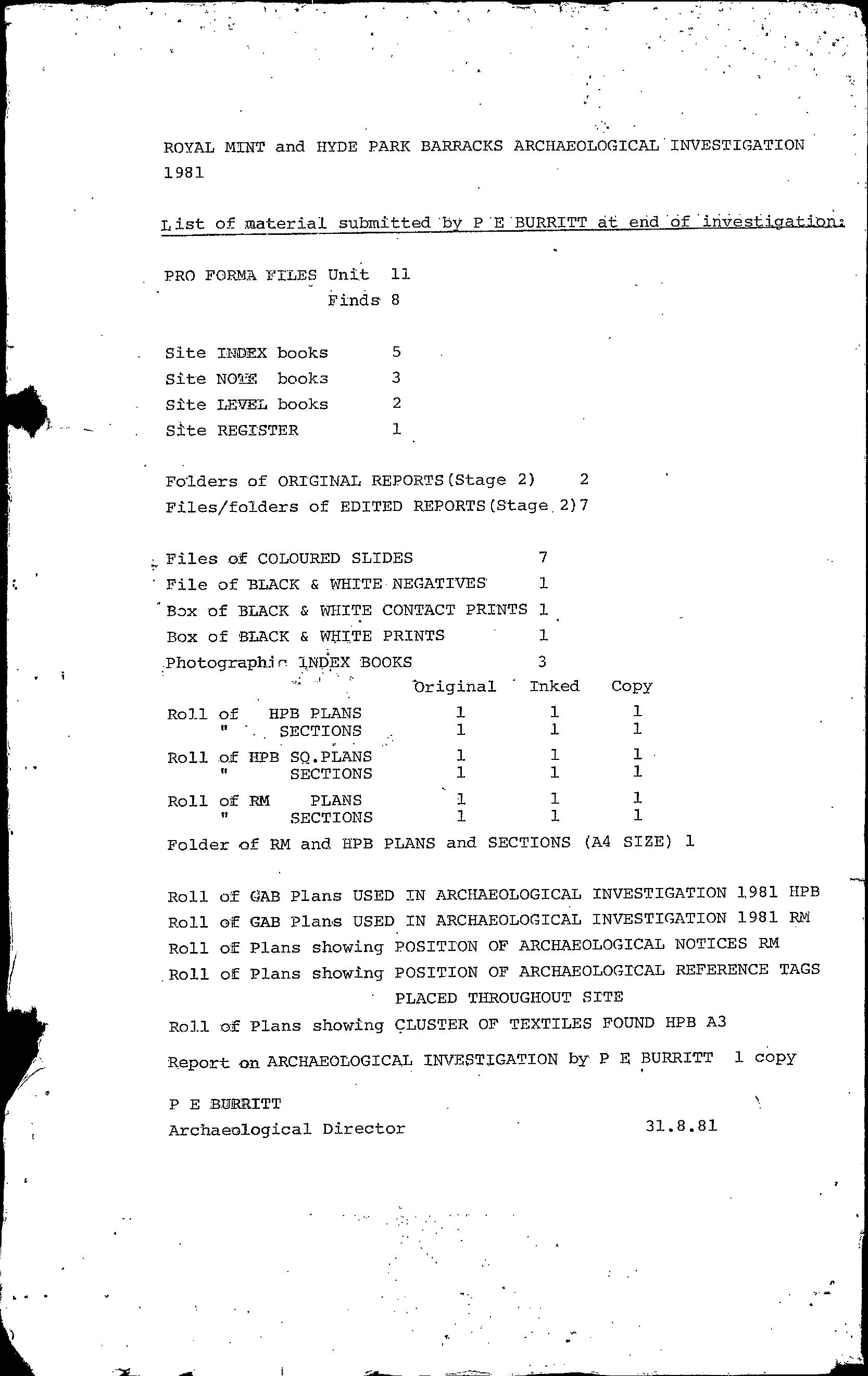 Historical Archaeology at The Royal Mint and Hyde Park Barracks.