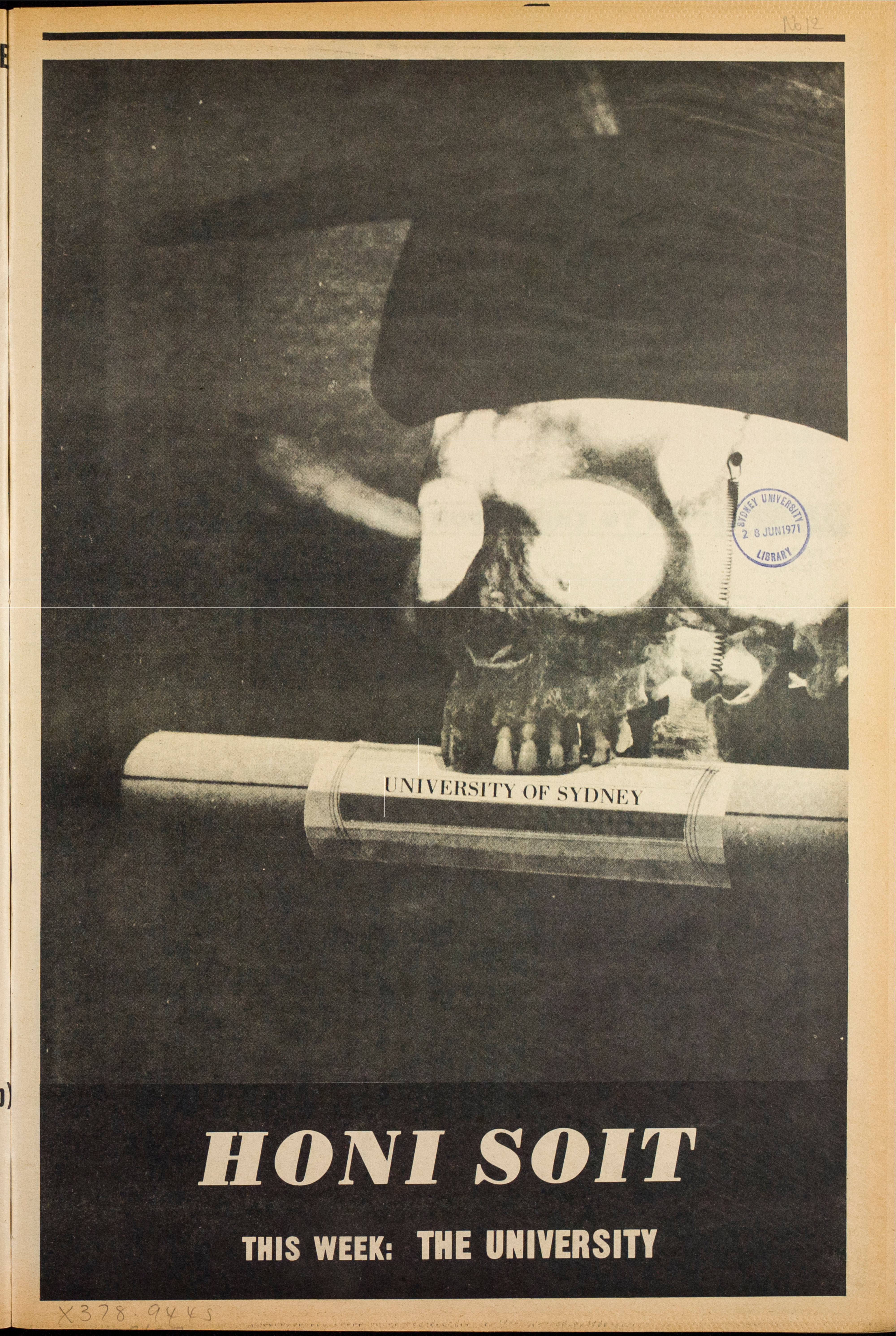 Honi Soit 1971 Issue 12