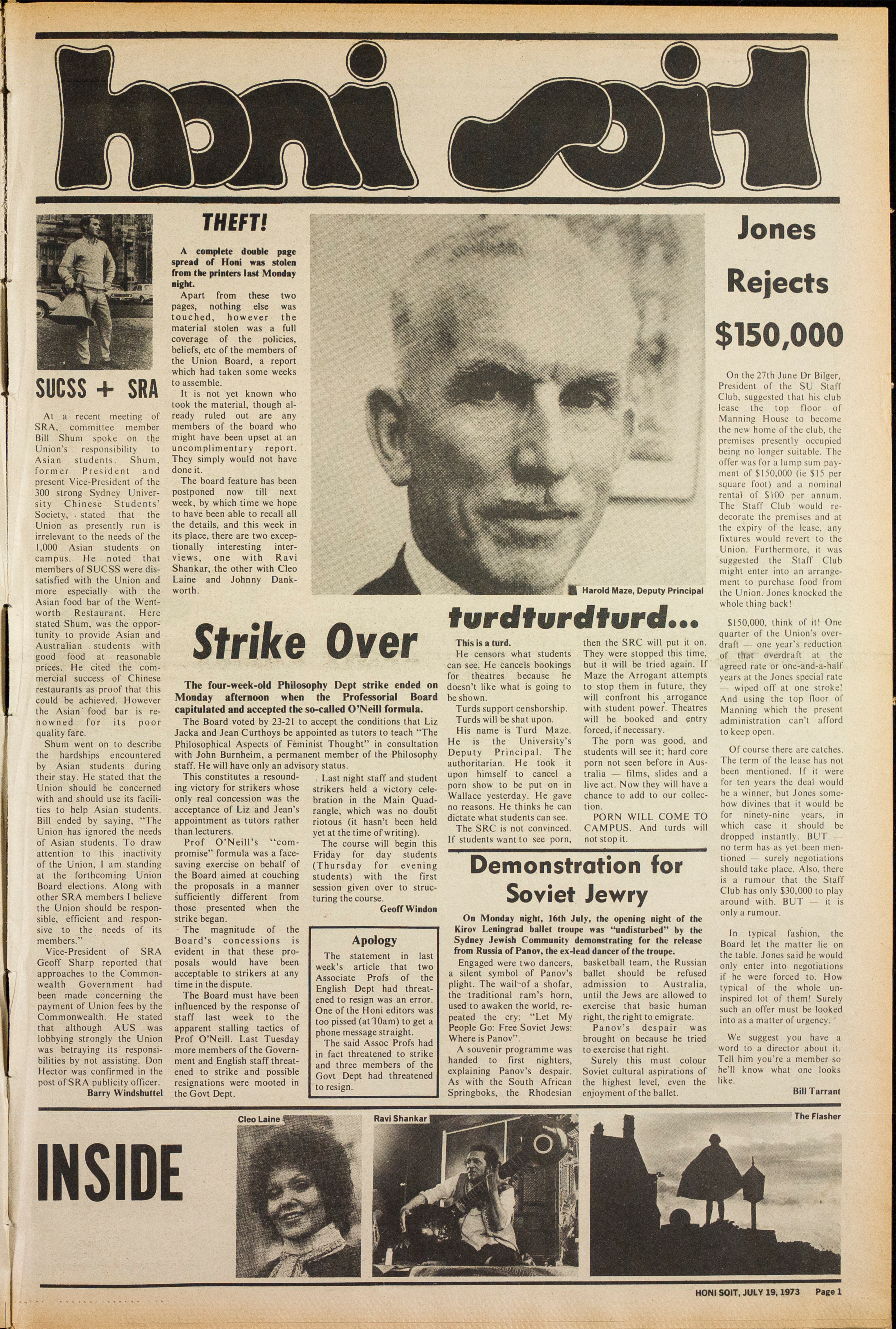 Honi Soit 1973 Issue 16