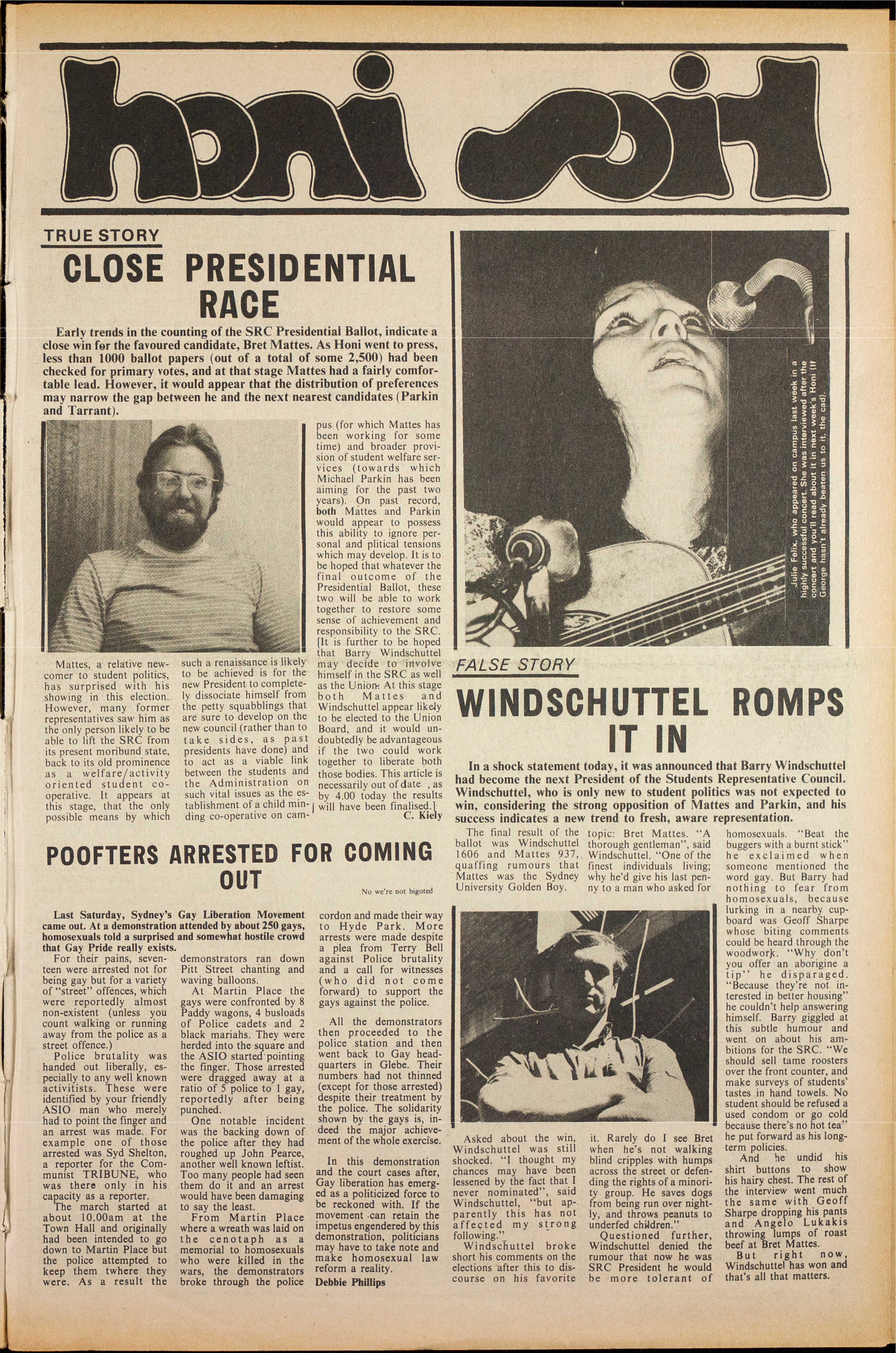 Honi Soit 1973 Issue 20
