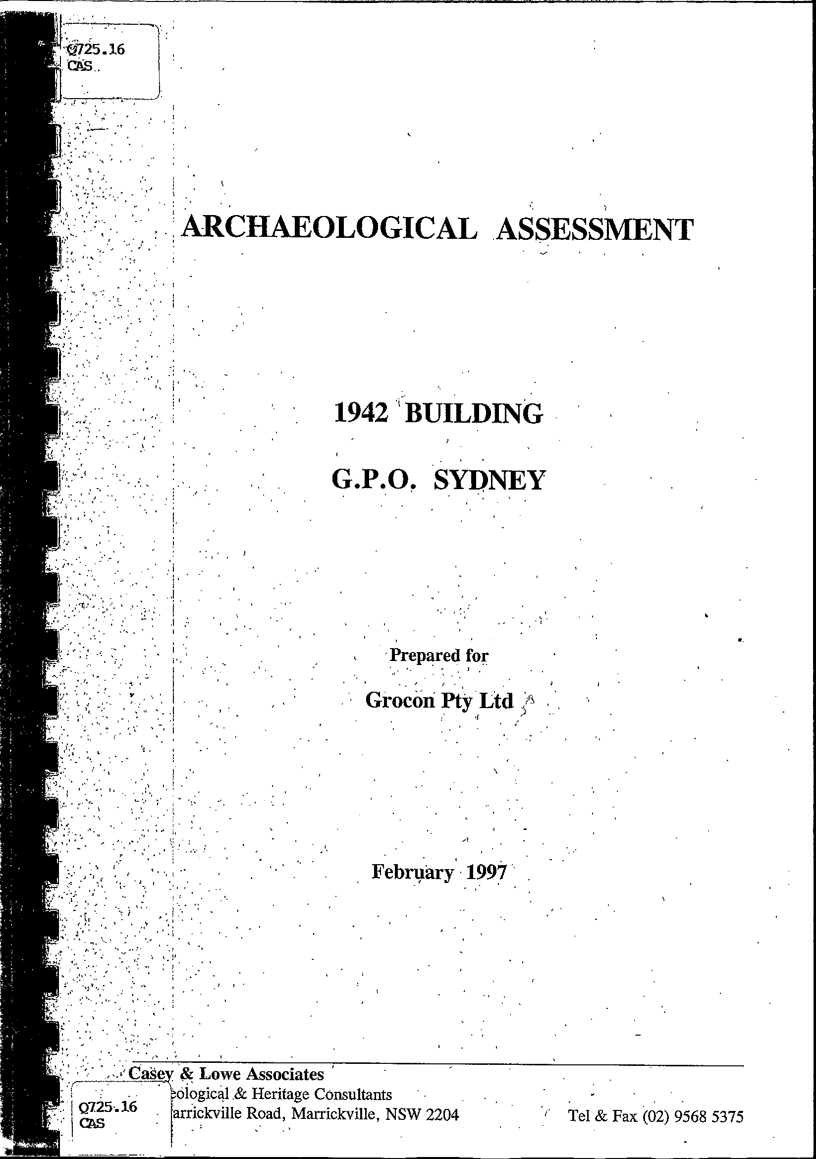 Various Archaeology Consultancy Assessments: Tank Stream, King, Pitt, George, Hunter Streets, Sydney.