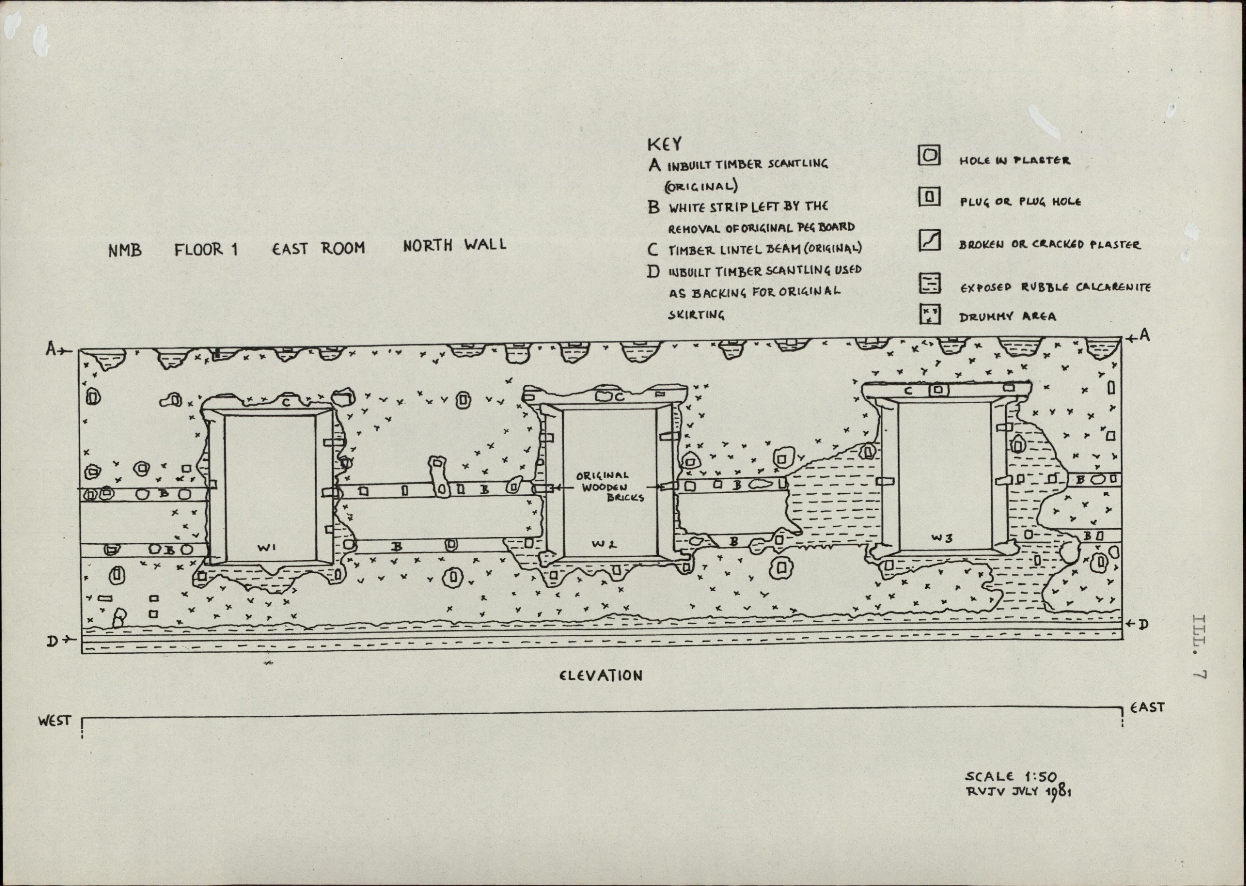 Norfolk Island Archaeological Documentation Report. East Side, Main Building. New Military Barracks. KAVHA Archaeology Report 6, Part 1. [Colour version 4 of 18 pdfs]