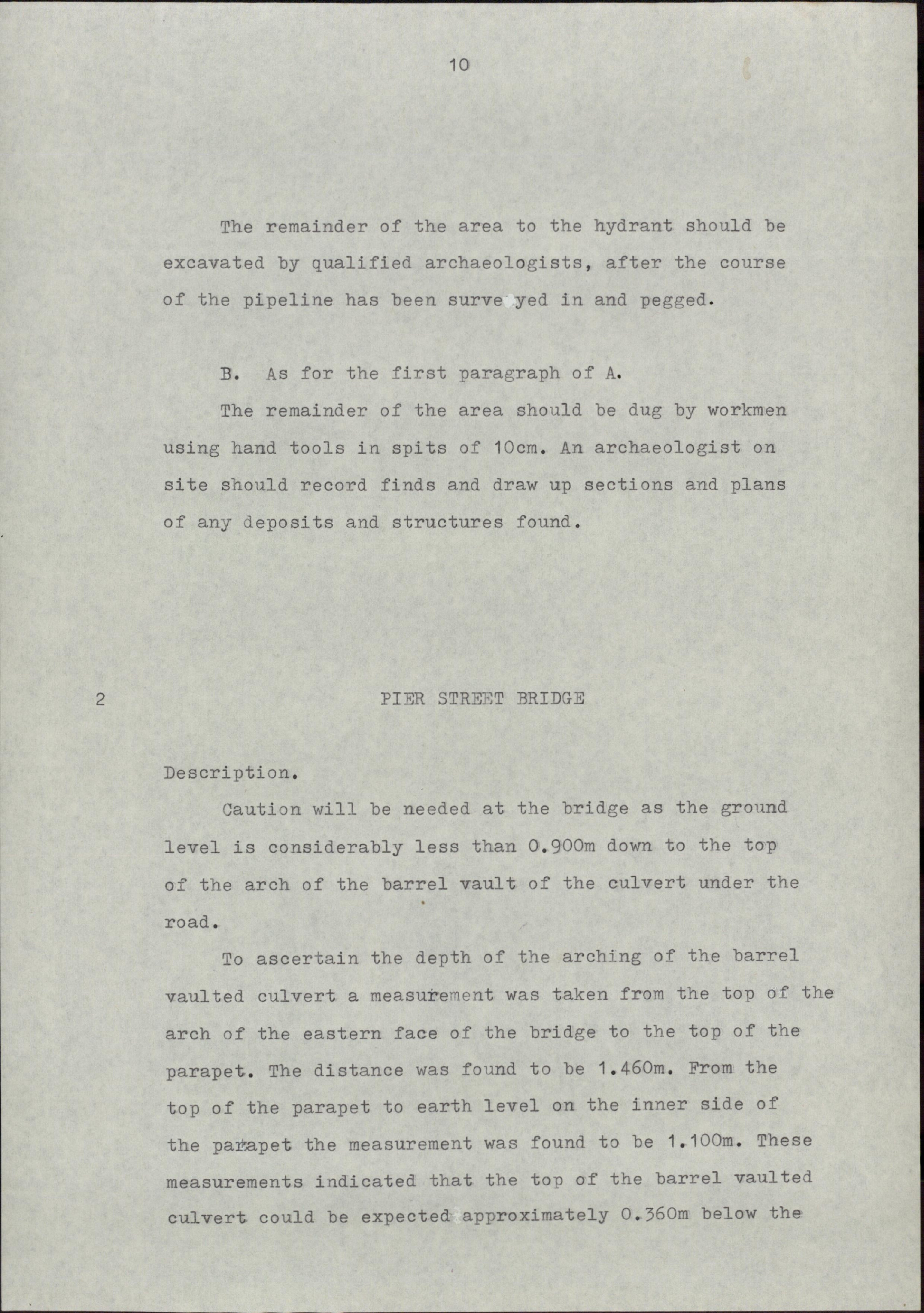 Norfolk Island Archaeological Investigation of Route of Proposed Underground Pipework. KAVHA Archaeology Report 7, Part 1. [Colour version 3 of 14 pdfs]