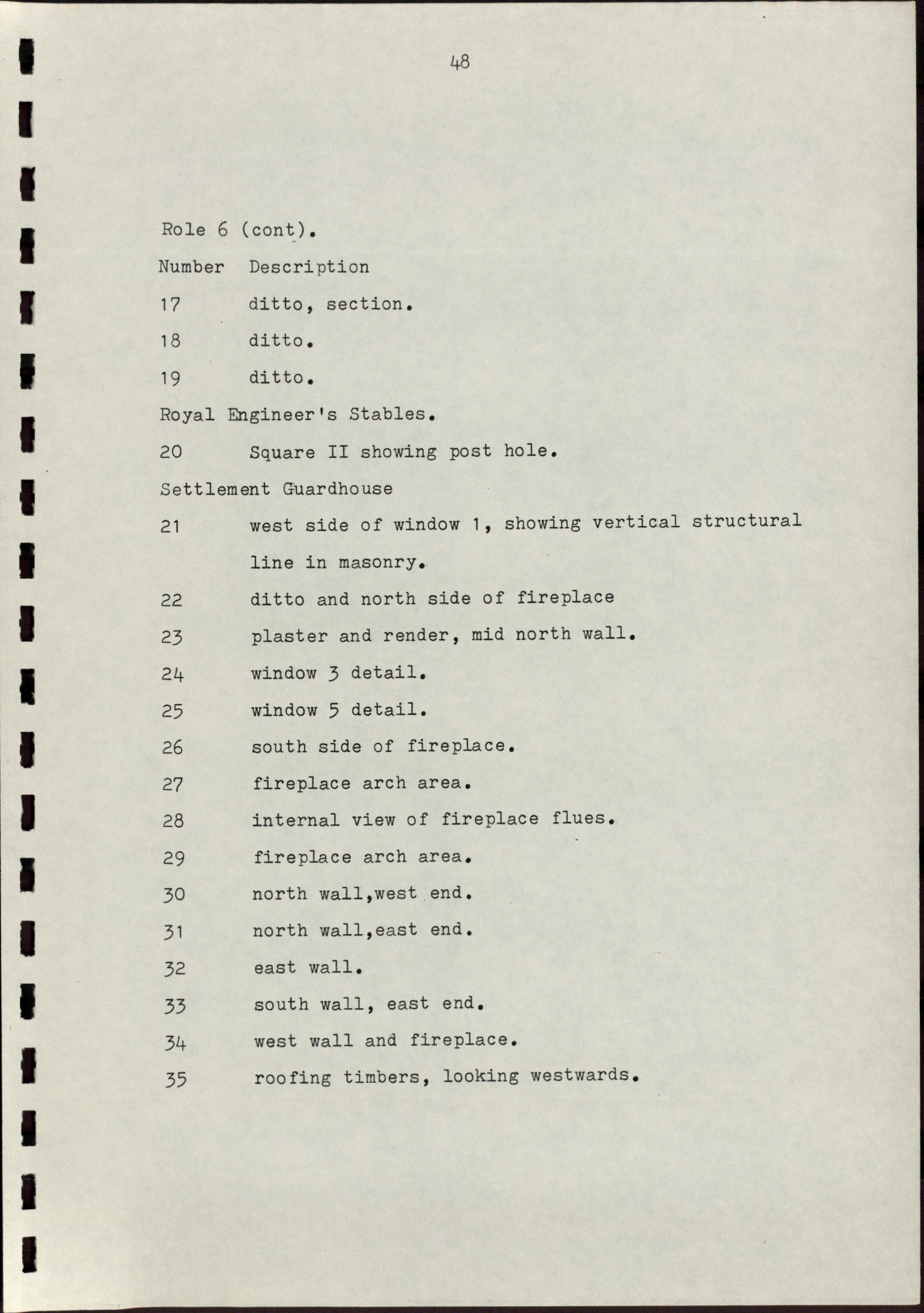 KAVHA Archaeological Report 13, Part 1. Settlement Guardhouse. [Norfolk Island] [Colour version 9 of 12 pdfs]