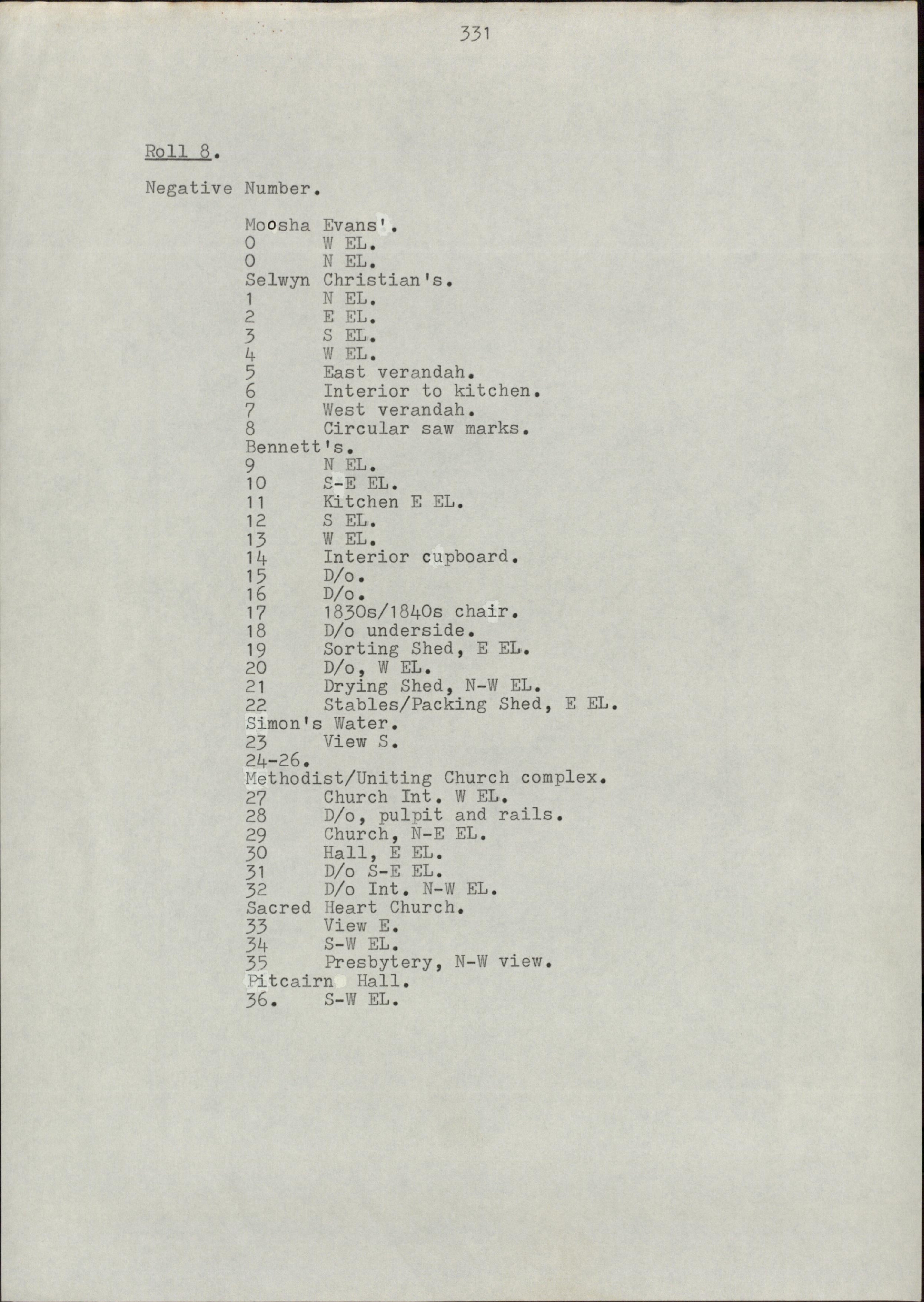 Survey Study of the First, Second, and Third Settlements on Norfolk Island. Part 2 of 2. [Colour version 26 of 28 pdfs]