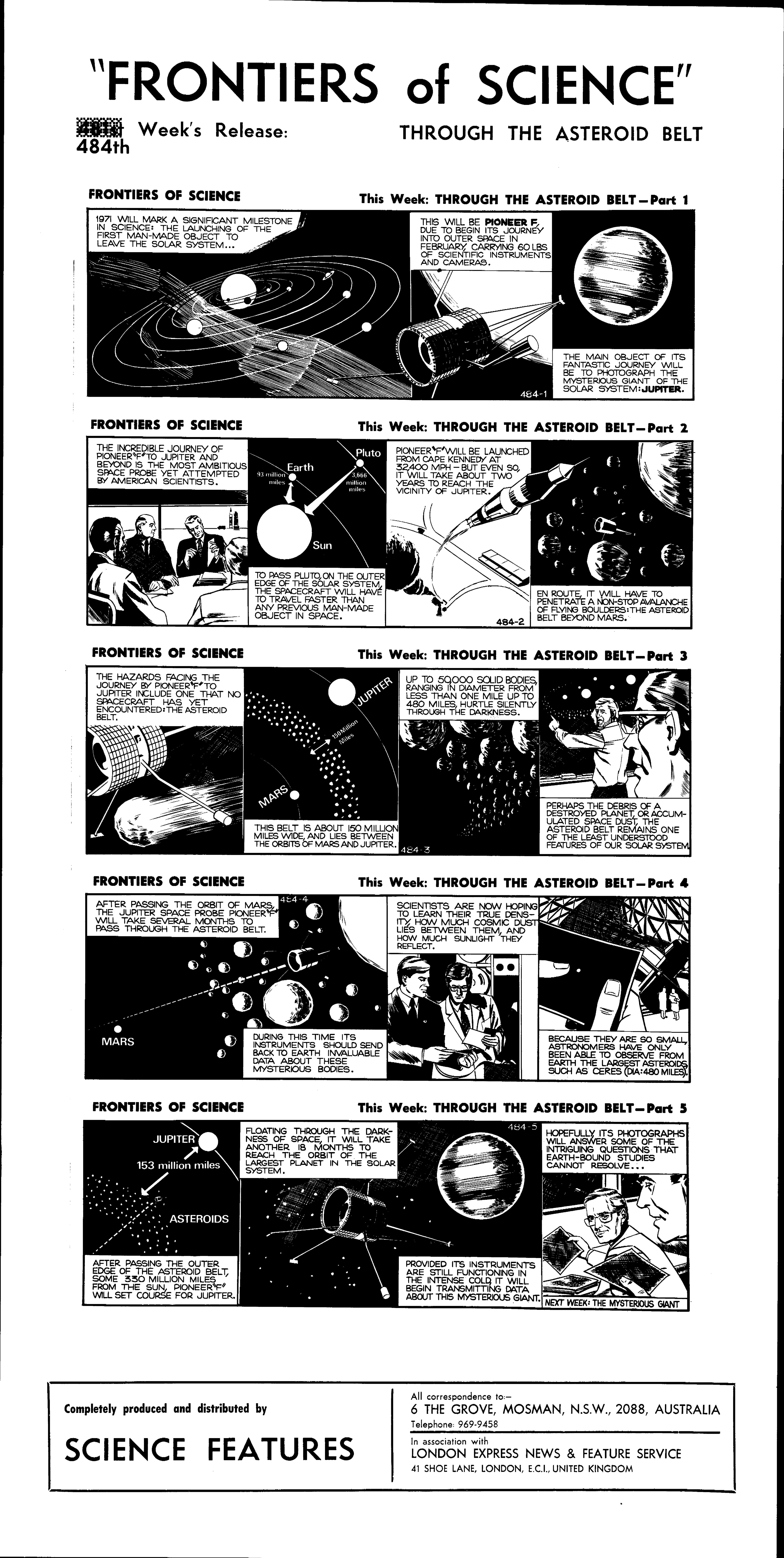 Through the Asteroid Belt