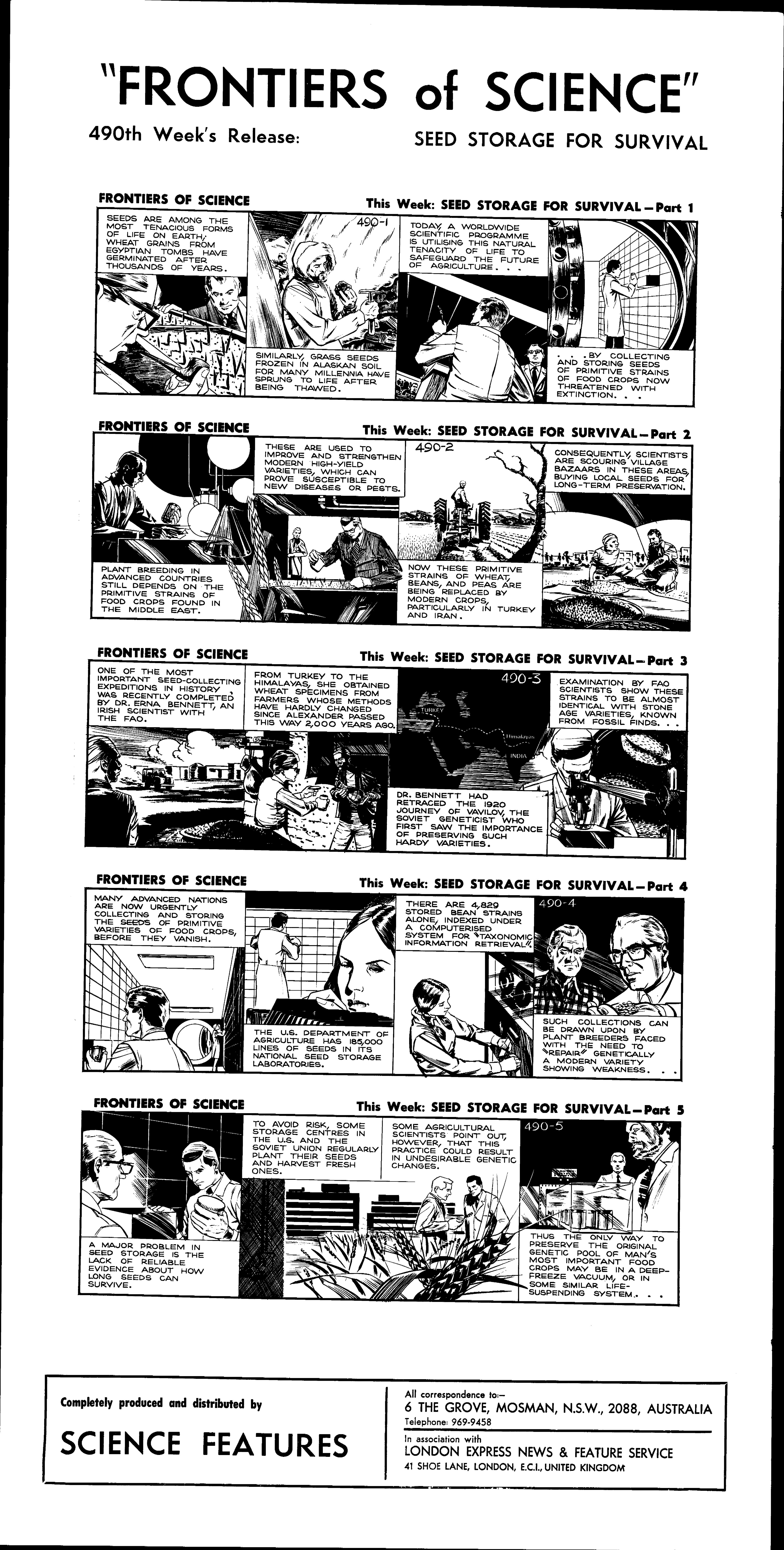 Seed Storage for Survival