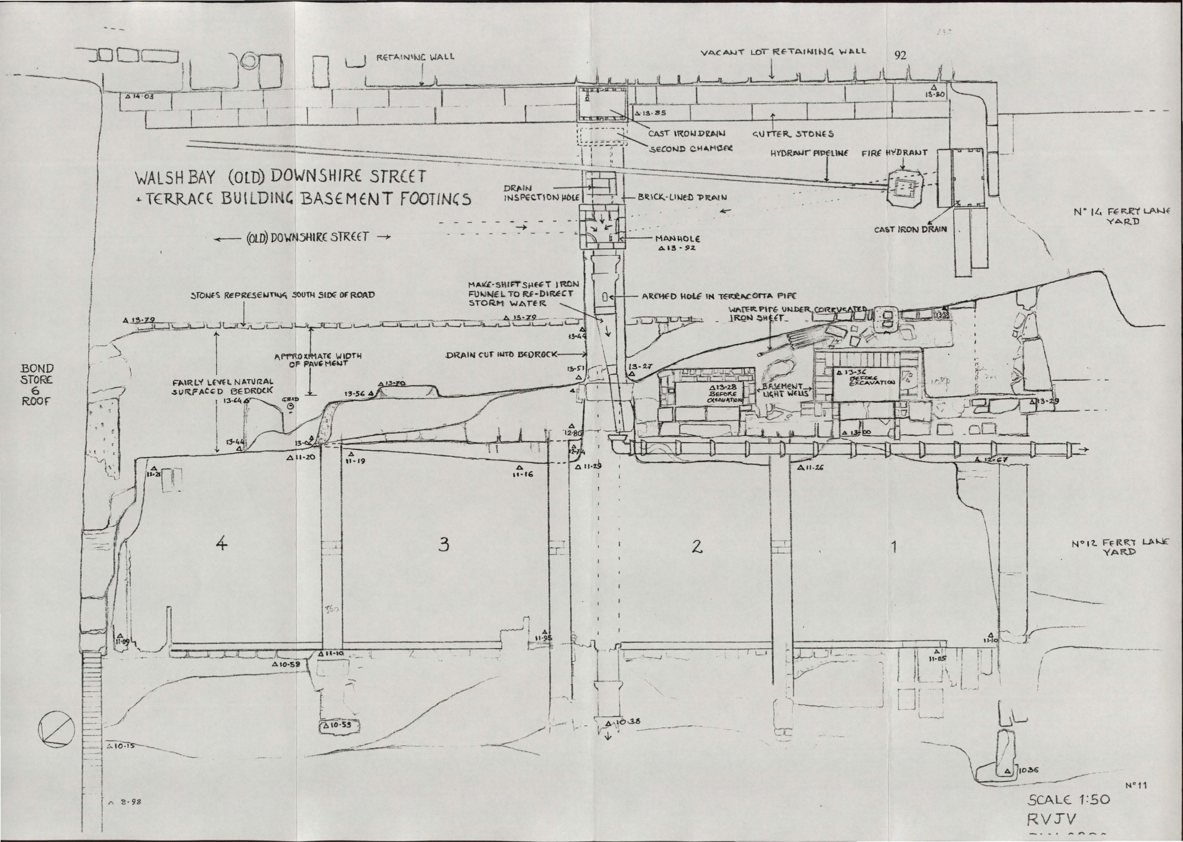 Area 25. Perry Lane, Downshire &amp; Pottinger Streets, Walsh Bay. Excavation Report. [Colour version 5 of 11 pdfs]