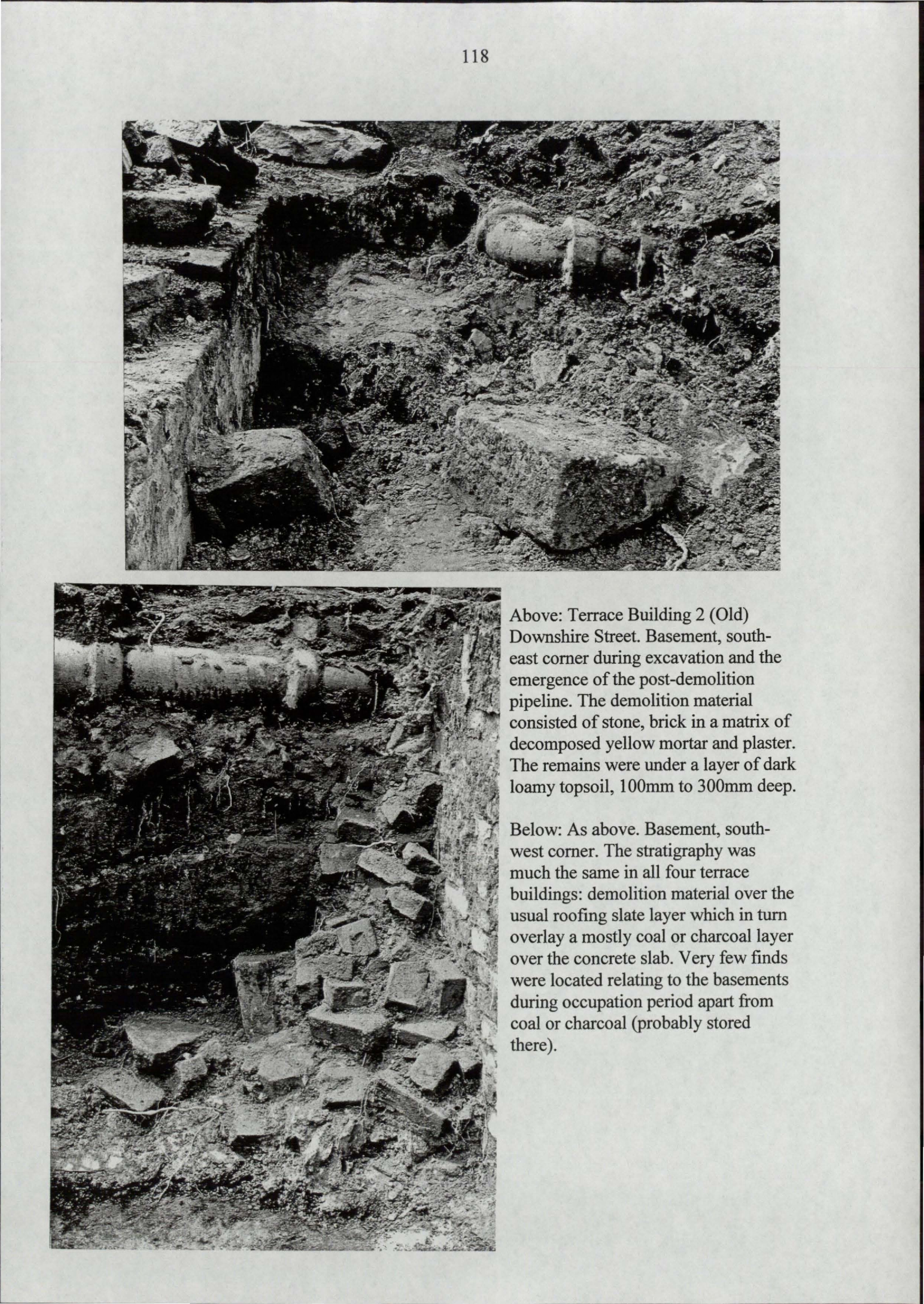 Area 25. Perry Lane, Downshire &amp; Pottinger Streets, Walsh Bay. Excavation Report. [Colour version 6 of 11 pdfs]