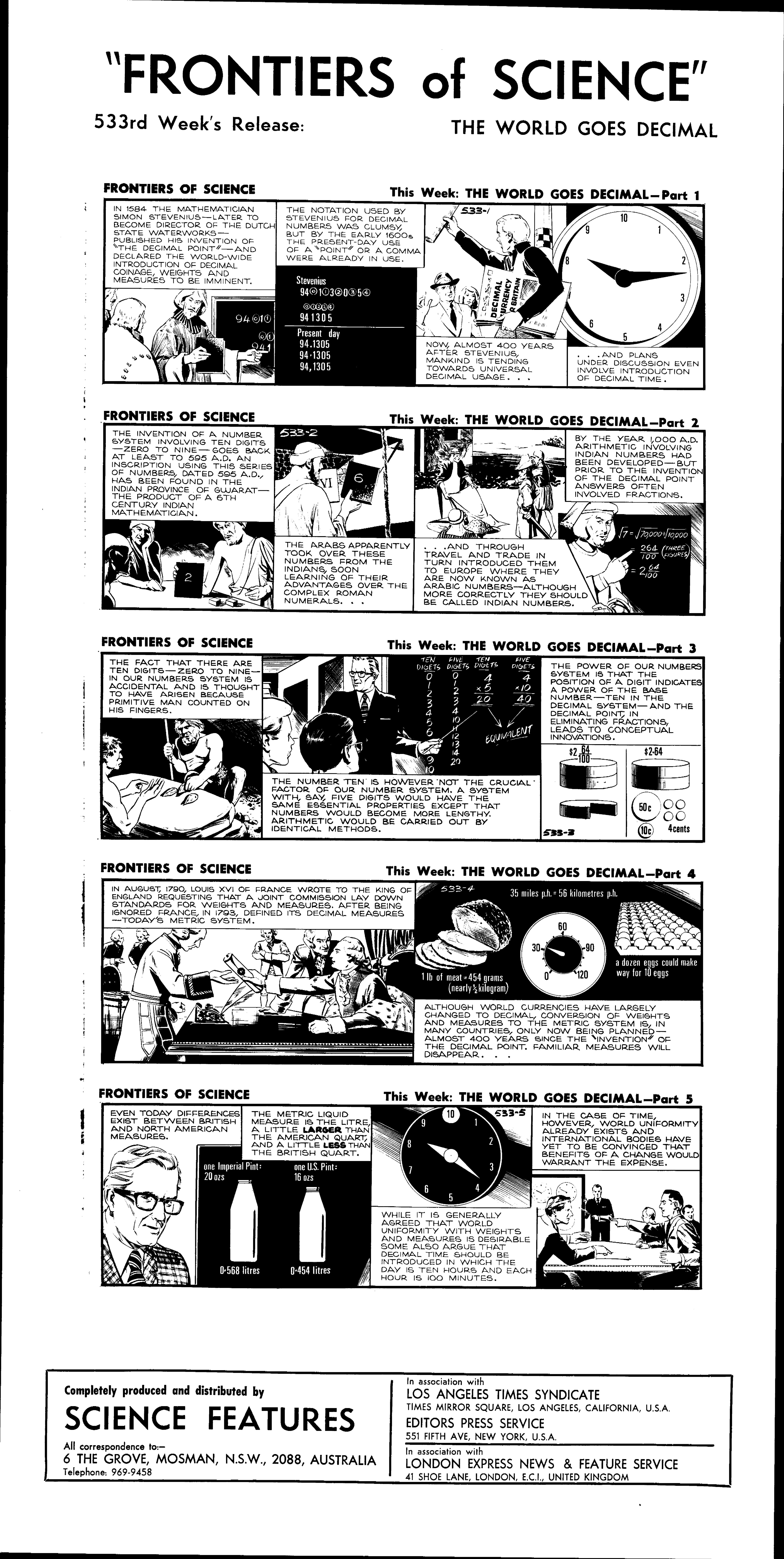 The world goes decimal