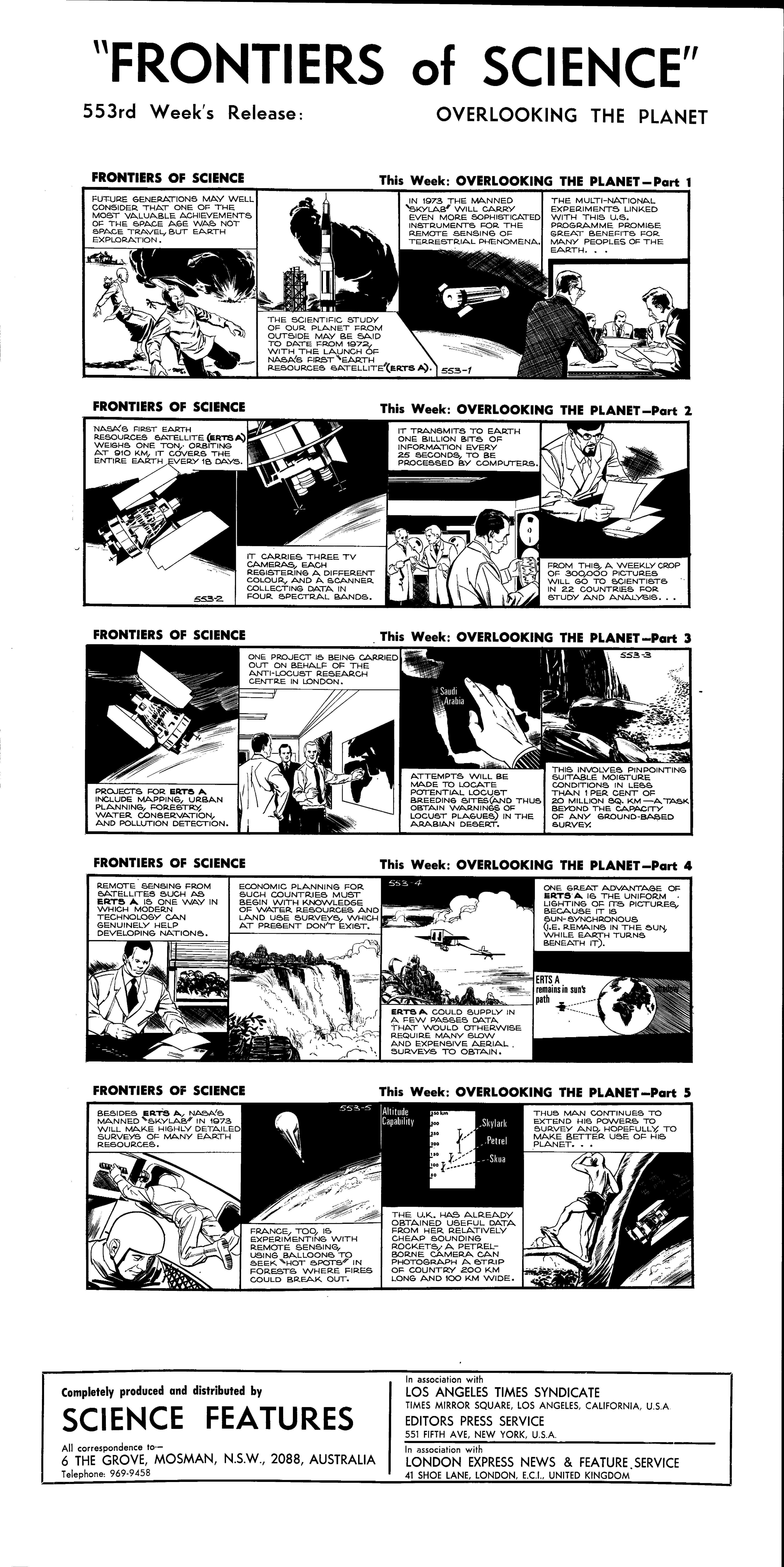 Overlooking the planet