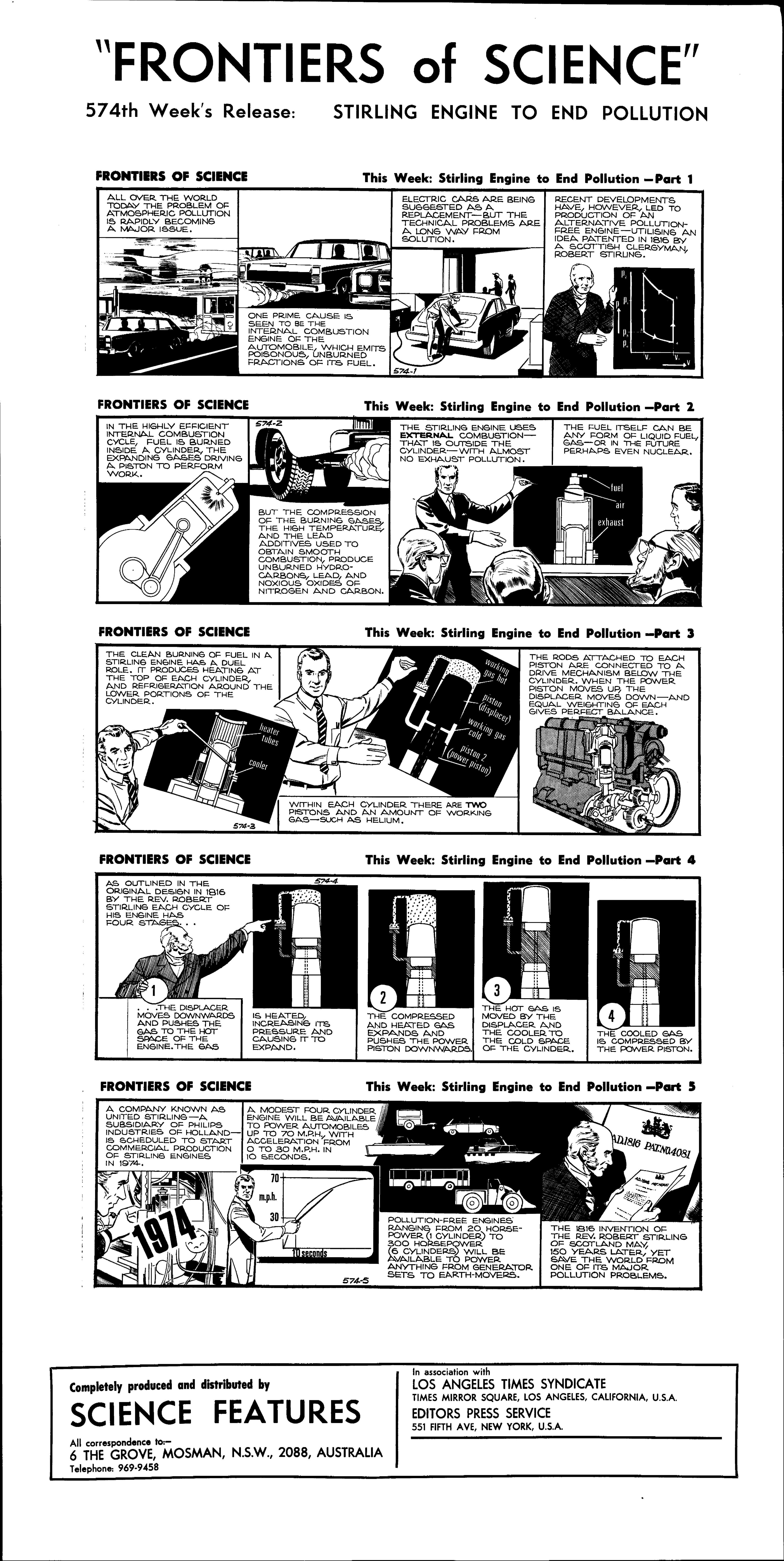 Stirling engine to end pollution?