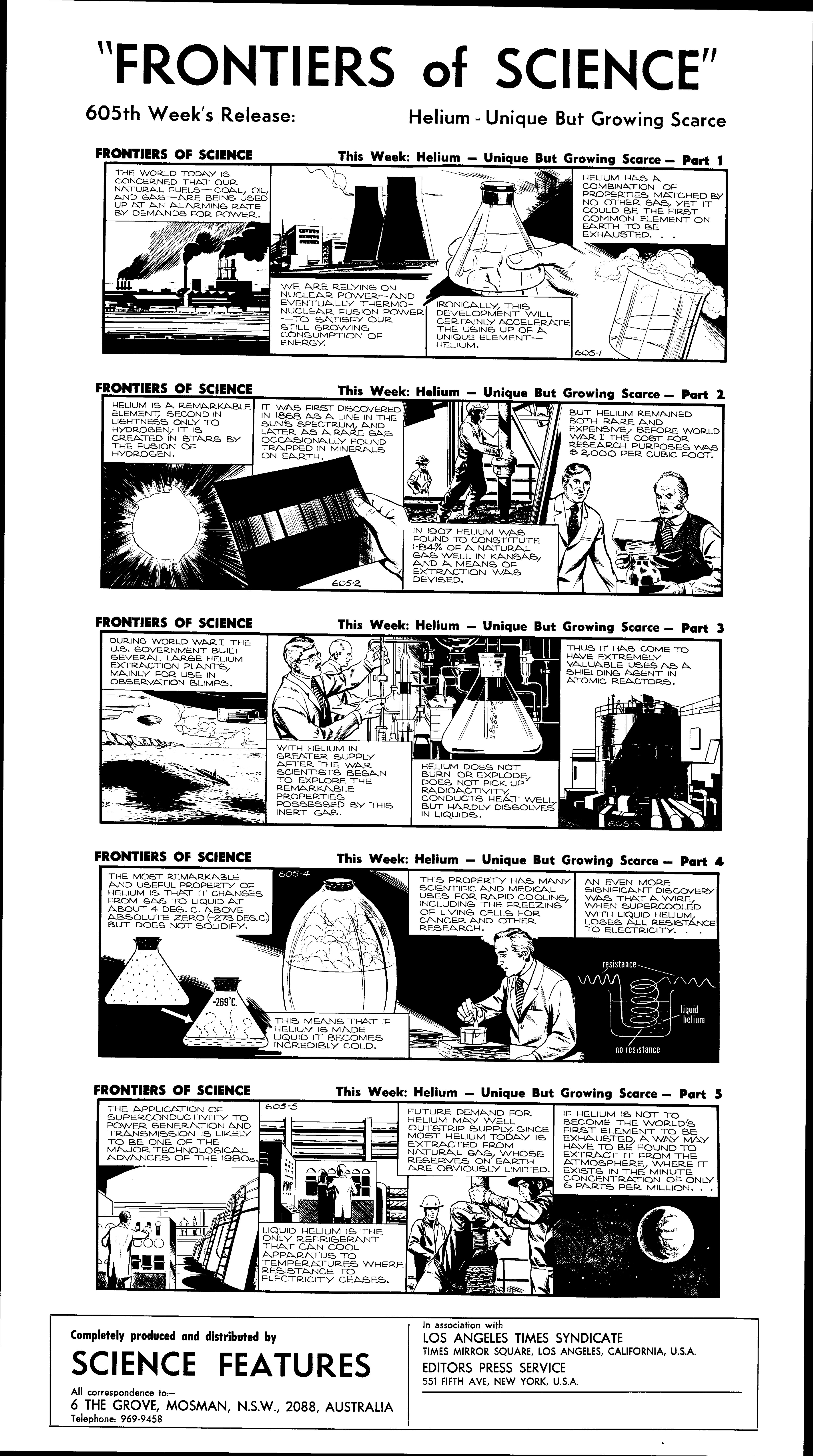 Helium ? unique but growing scarce