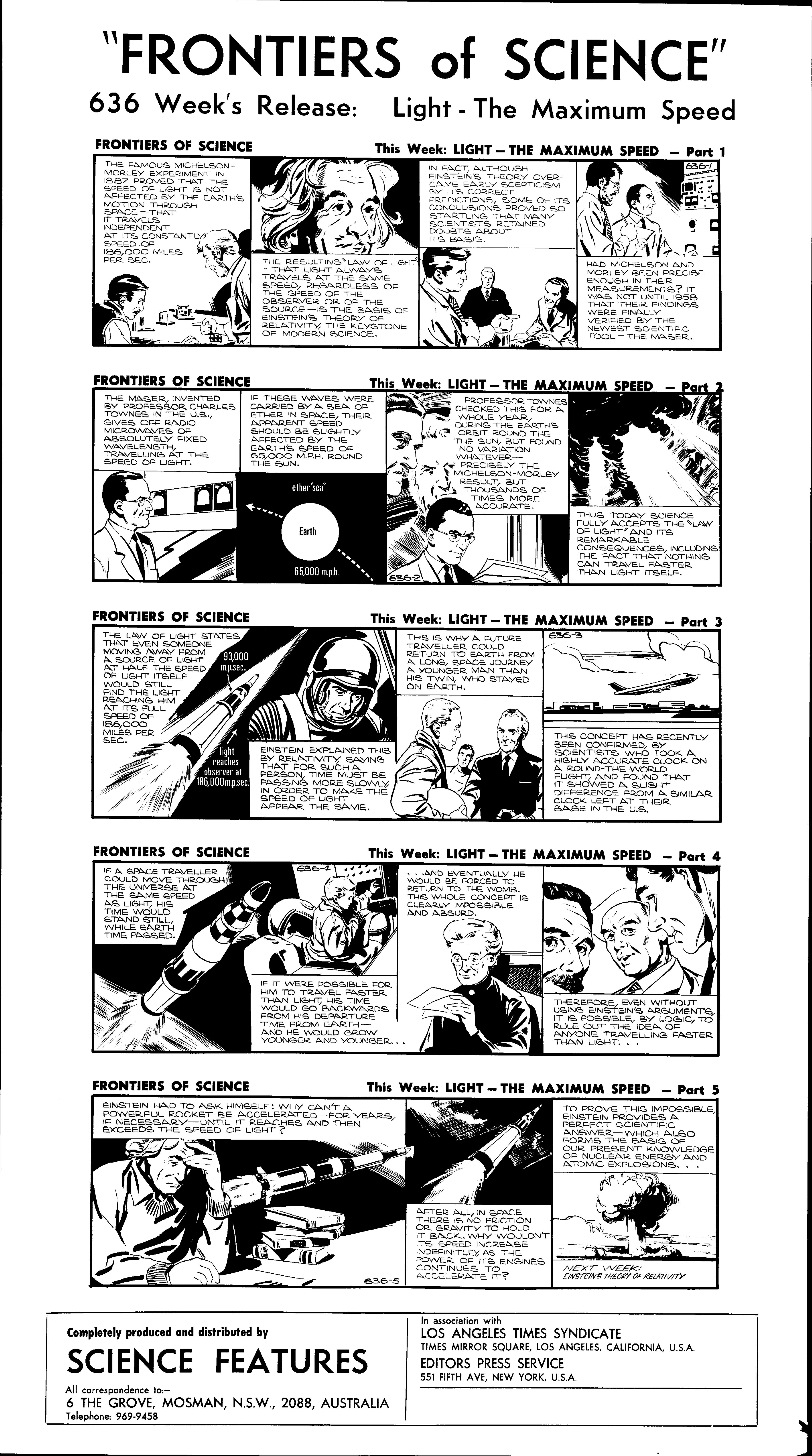 Light ? the maximum speed