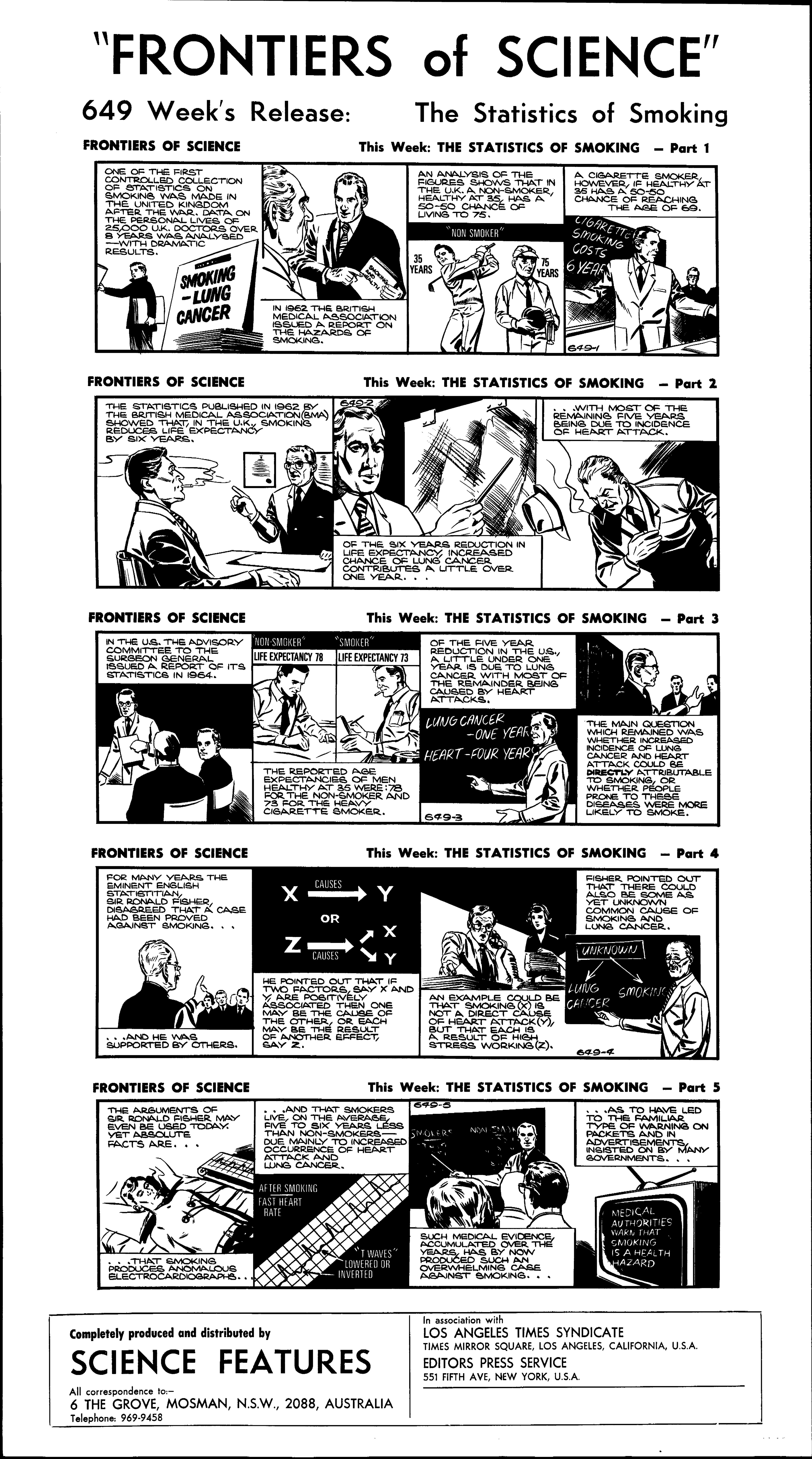 The statistics of smoking