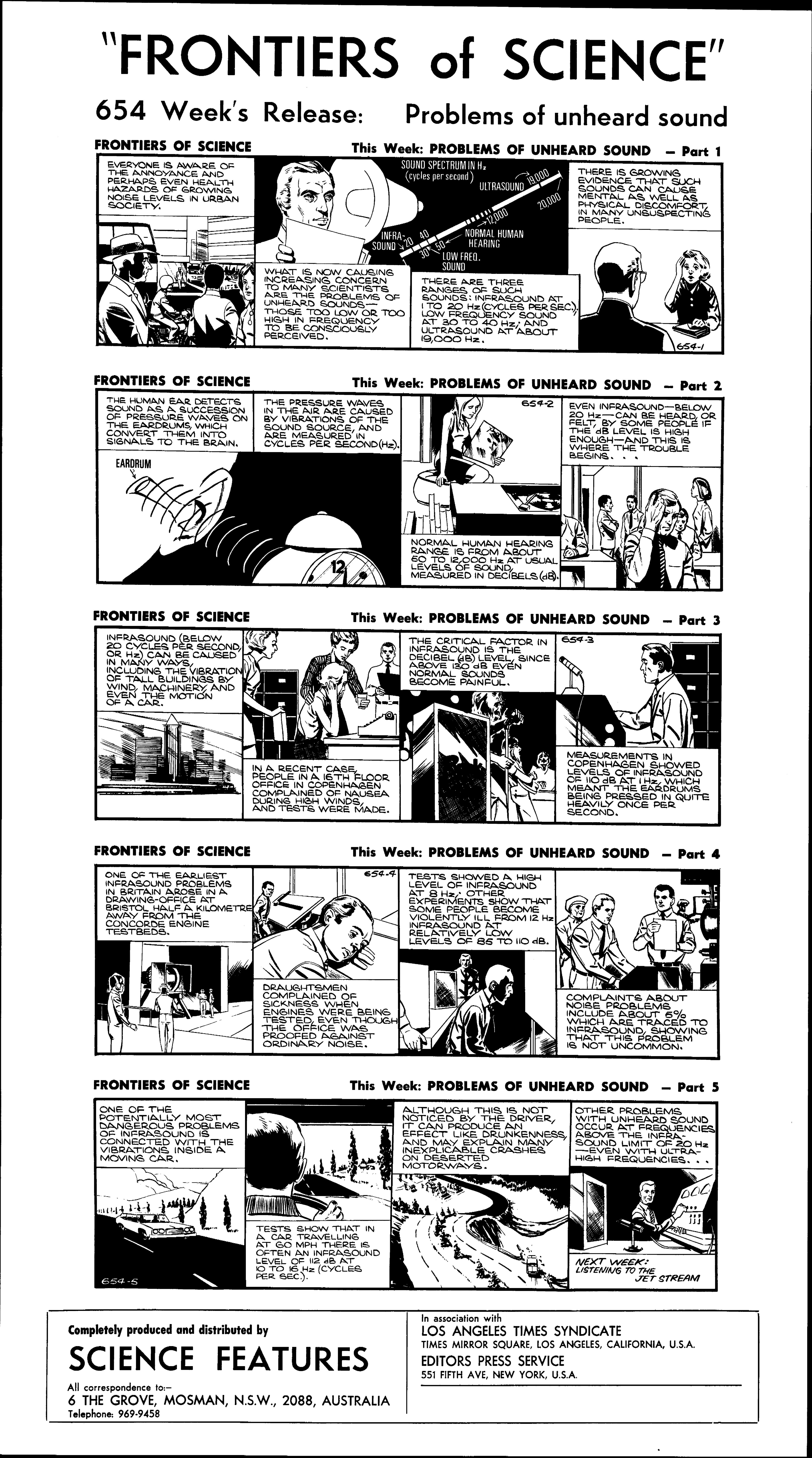 Problems of unheard sound