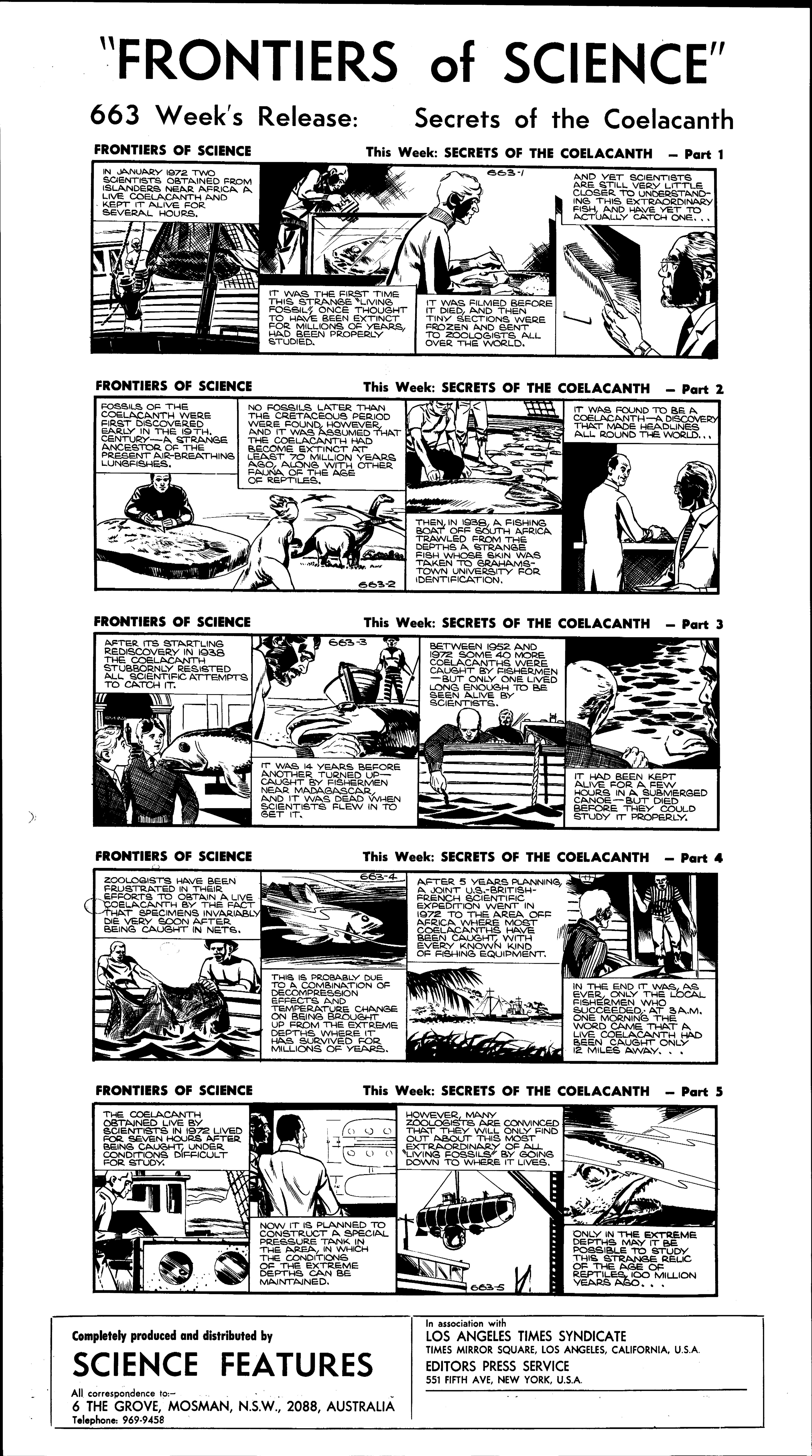 Secrets of the Coelacanth