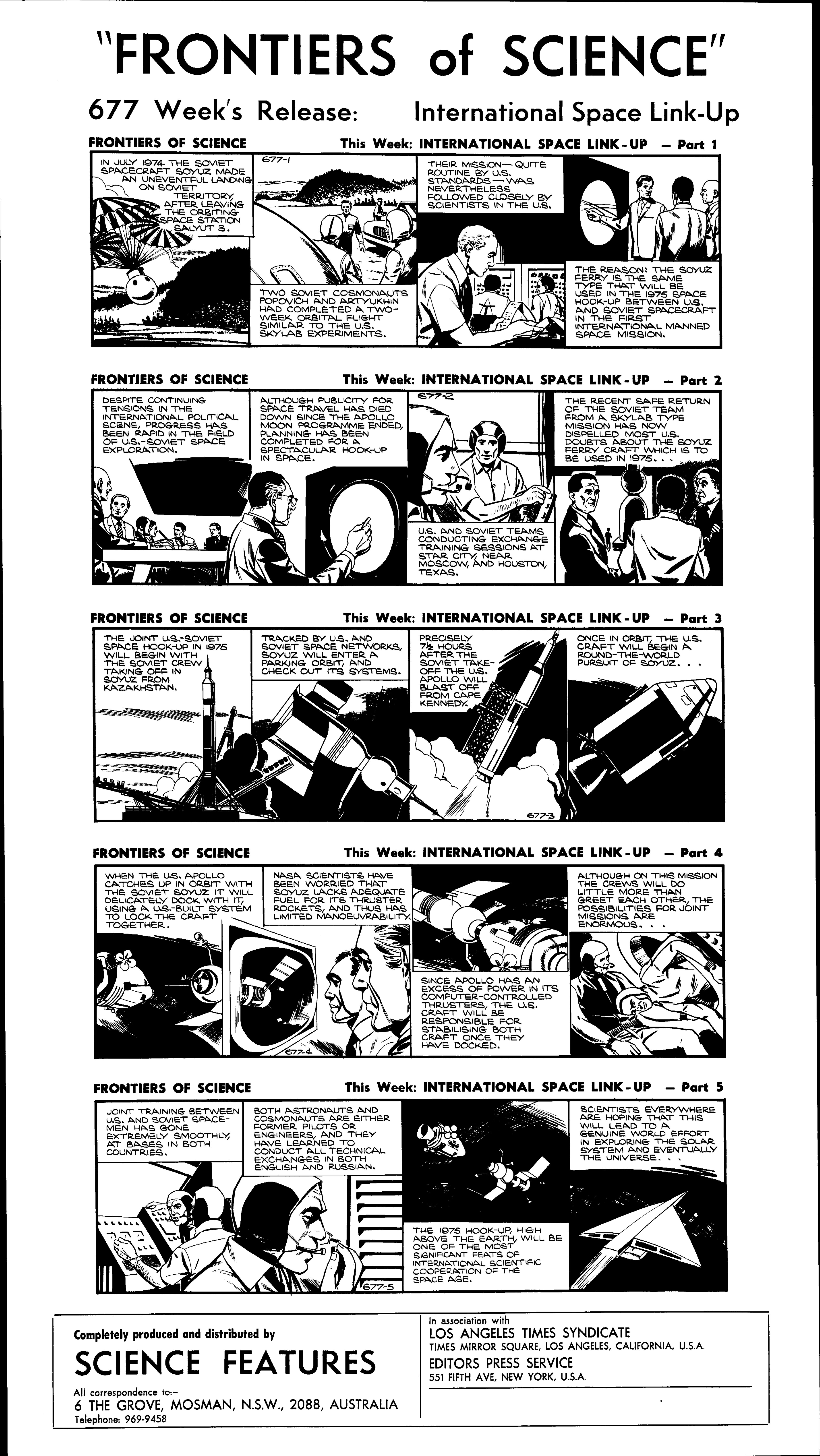 International space link ?up