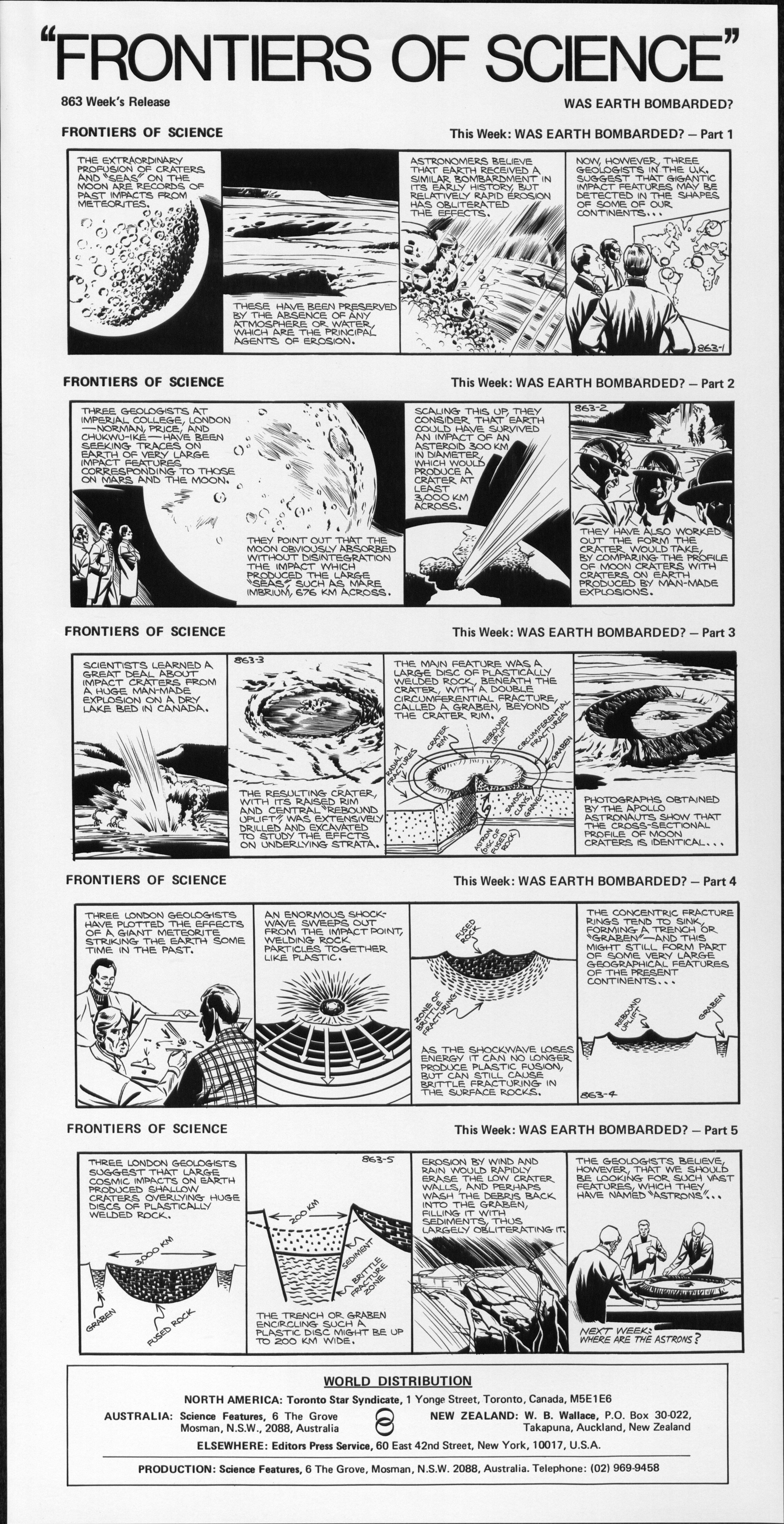 Was earth bombarded?