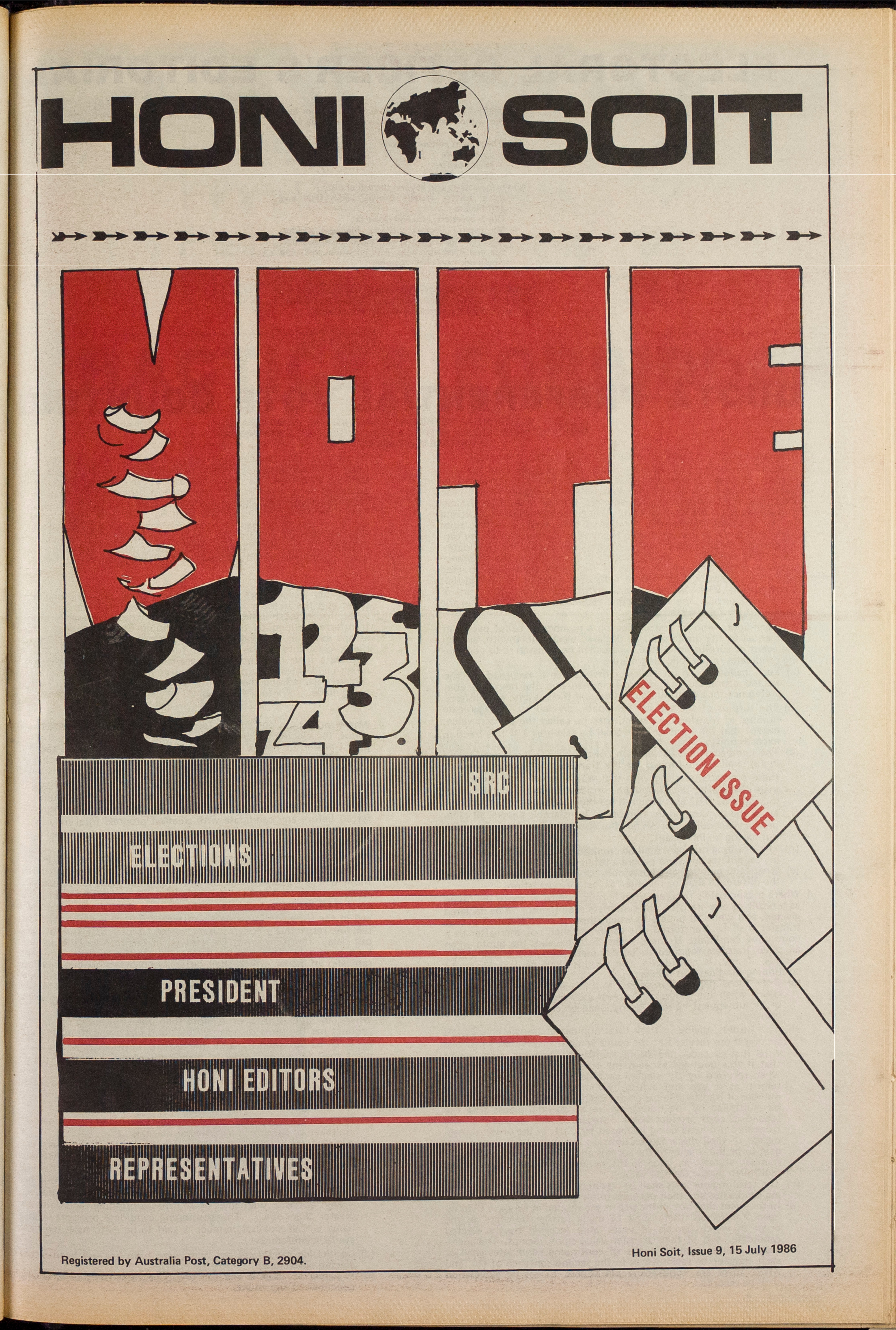 Honi Soit 1986 Issue 09