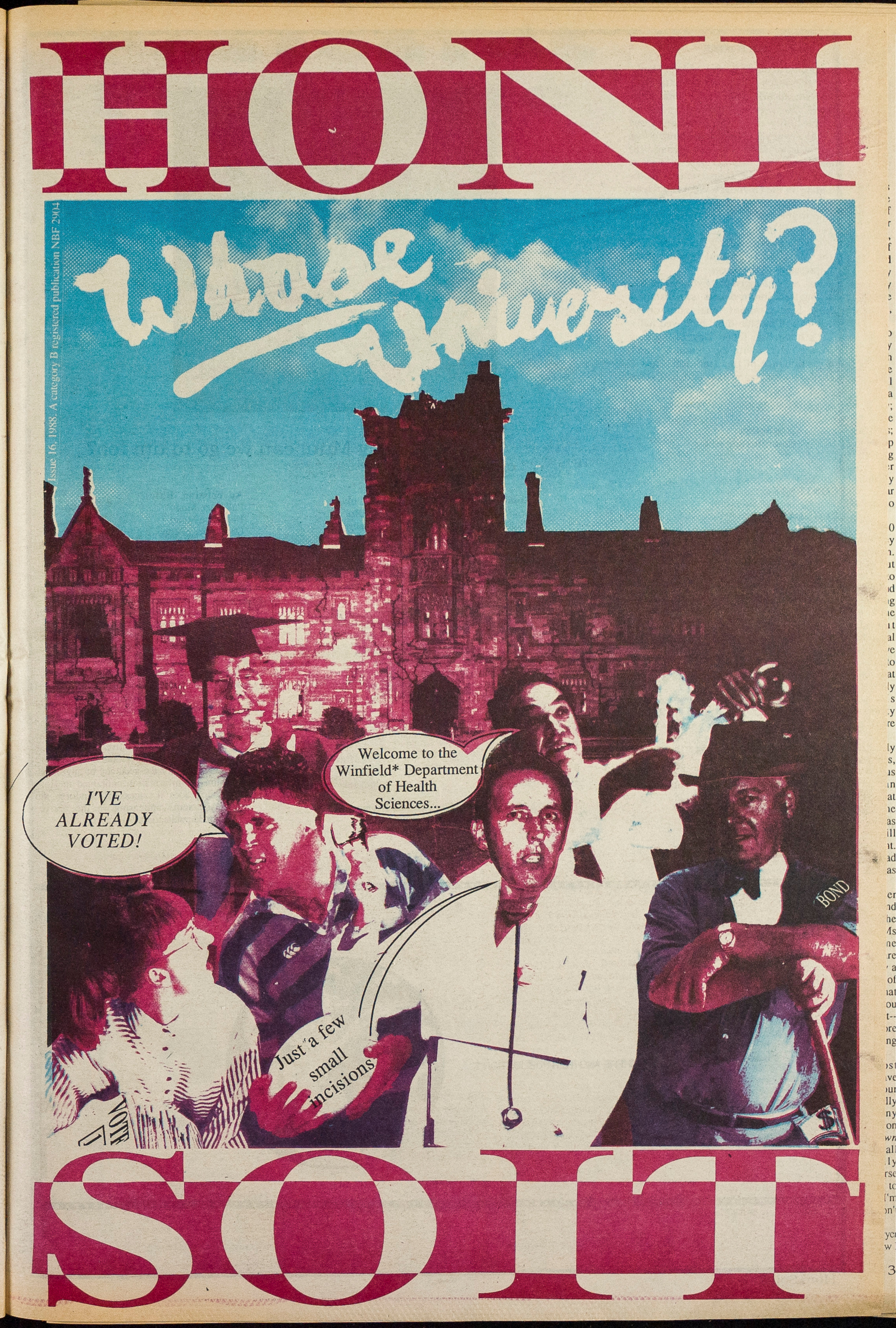 Honi Soit 1988 Issue 16