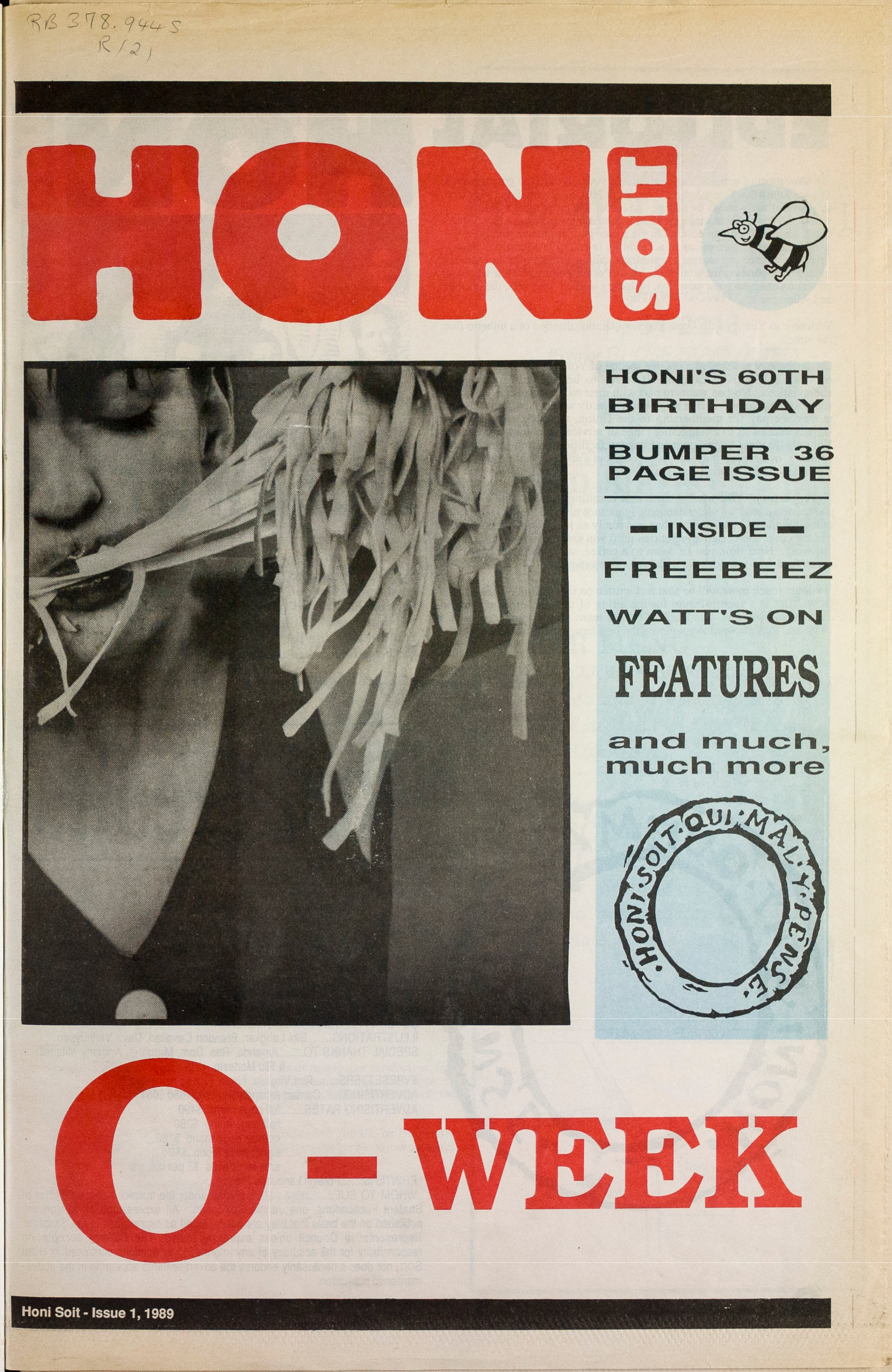 Honi Soit 1989 Issue 01