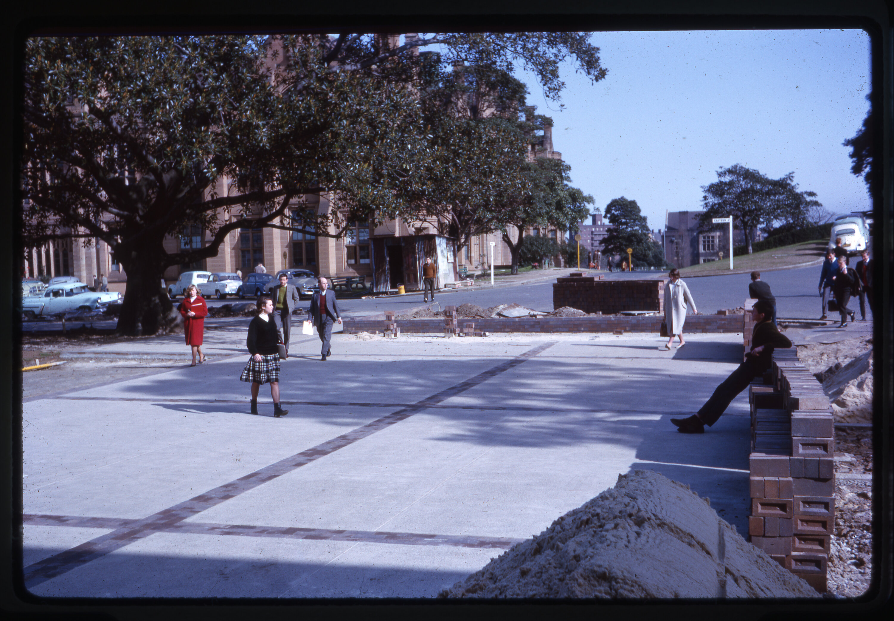 Front of Stack looking towards Quadrangle and University Place