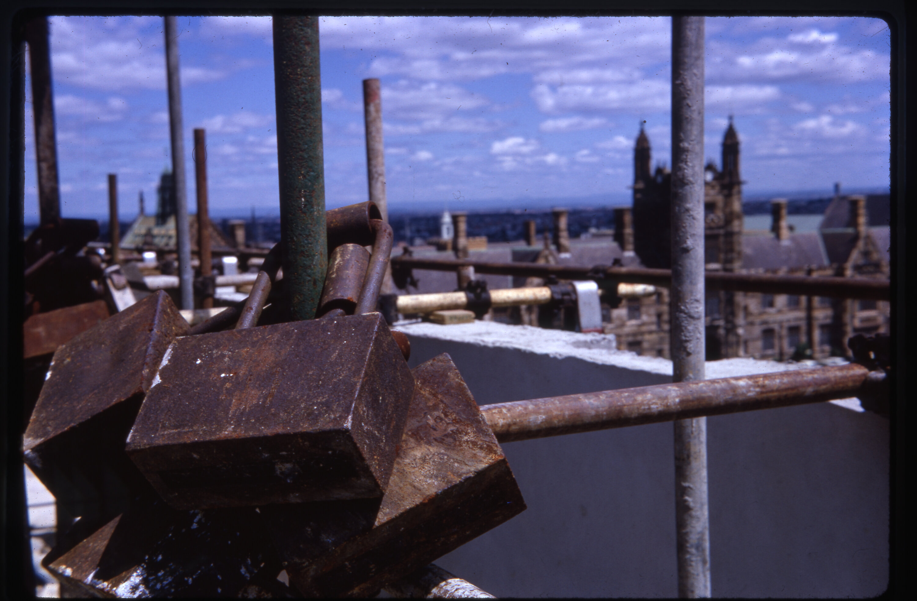 Steel foundations of Fisher Library