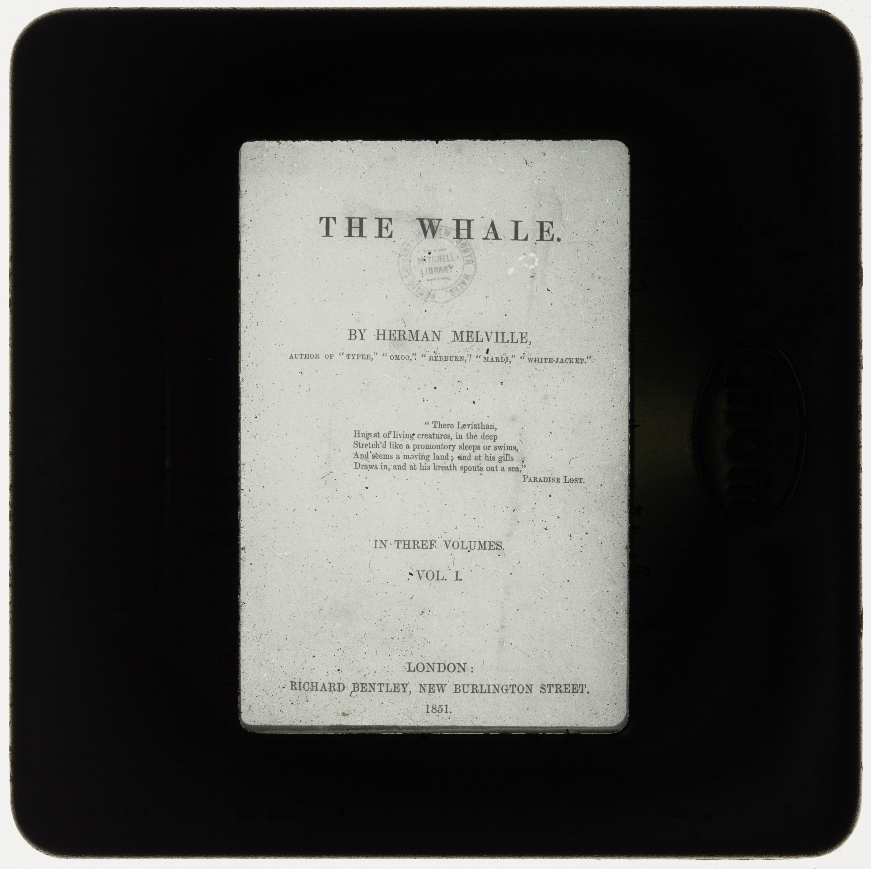 "The Whale", by Herman Melville (1851)