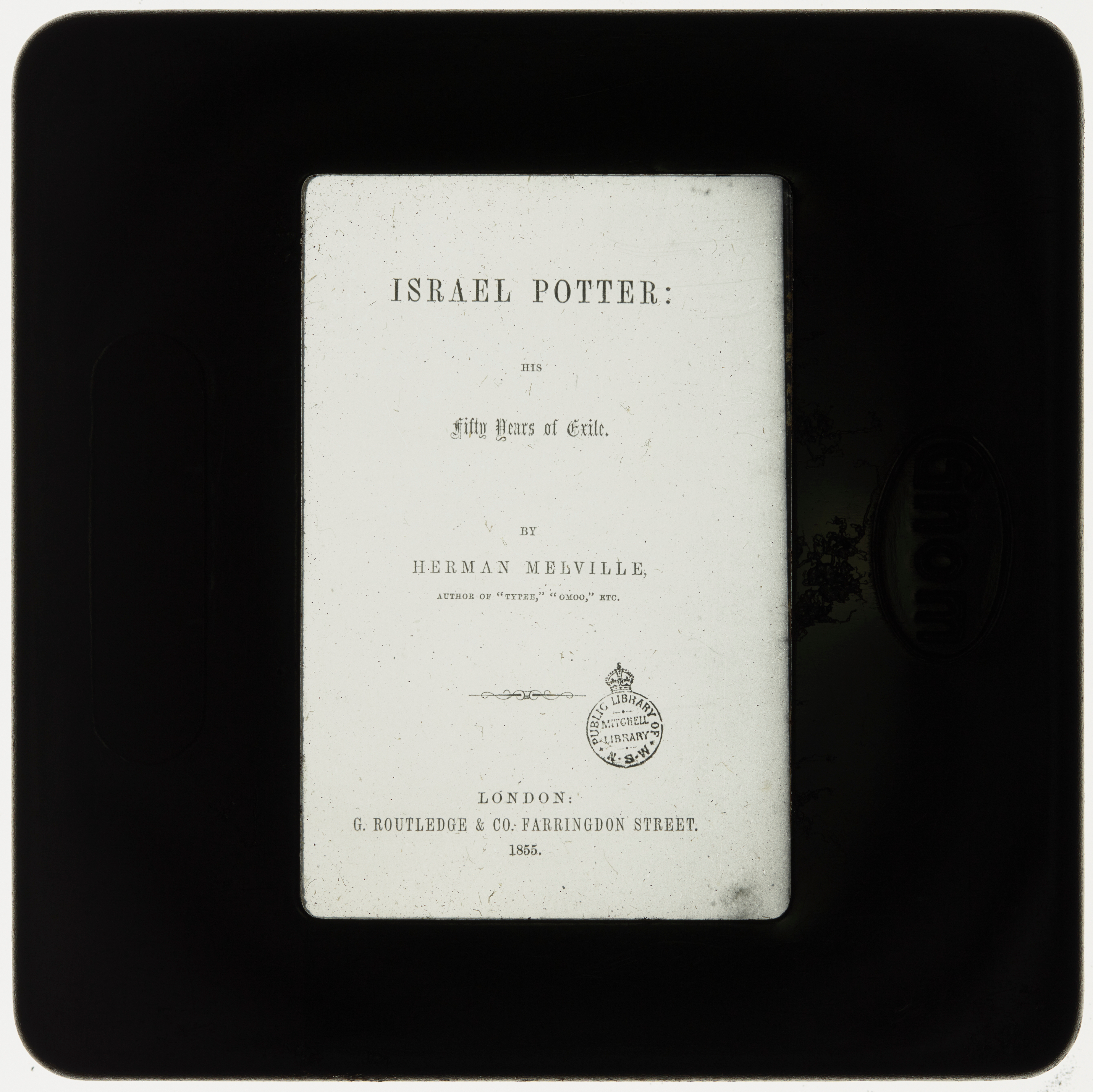 "Israel Potter: His Fifty Years of Exile" by Herman Melville (1855)