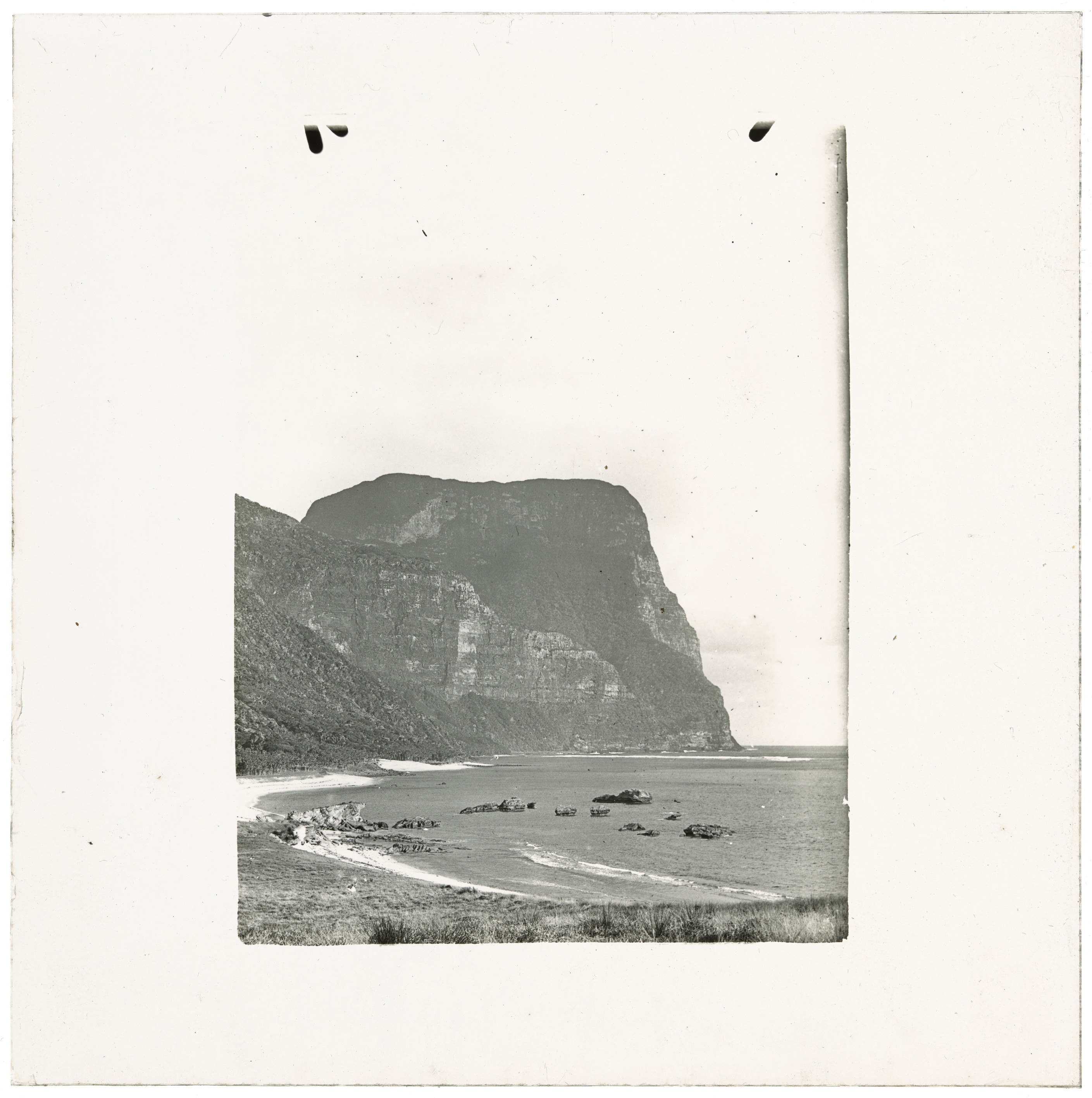 Salmon Beach toward Mt Gower, Lord Howe Island