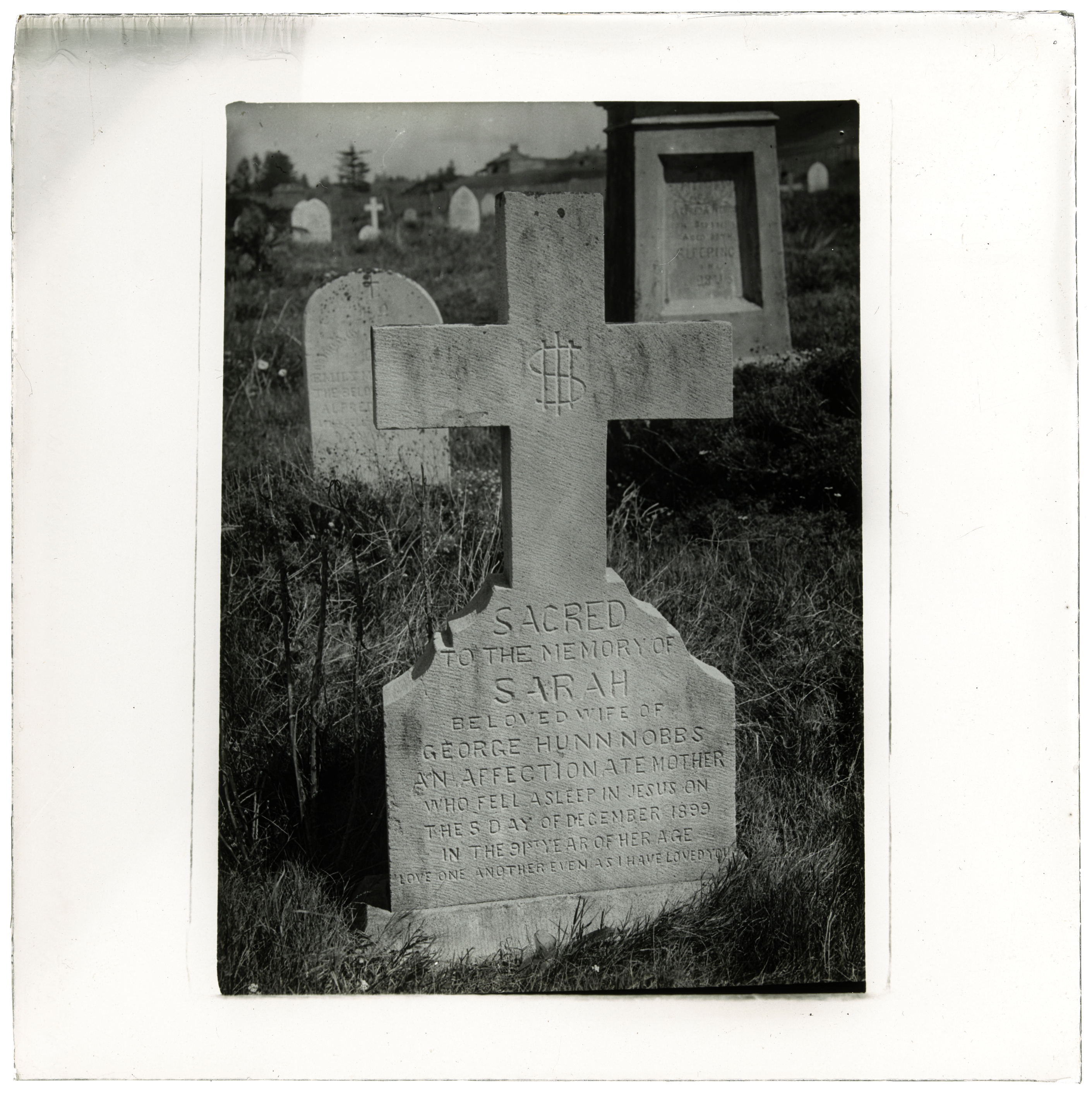 Headstone of Sarah Hunn Nobbs, Norfolk Island