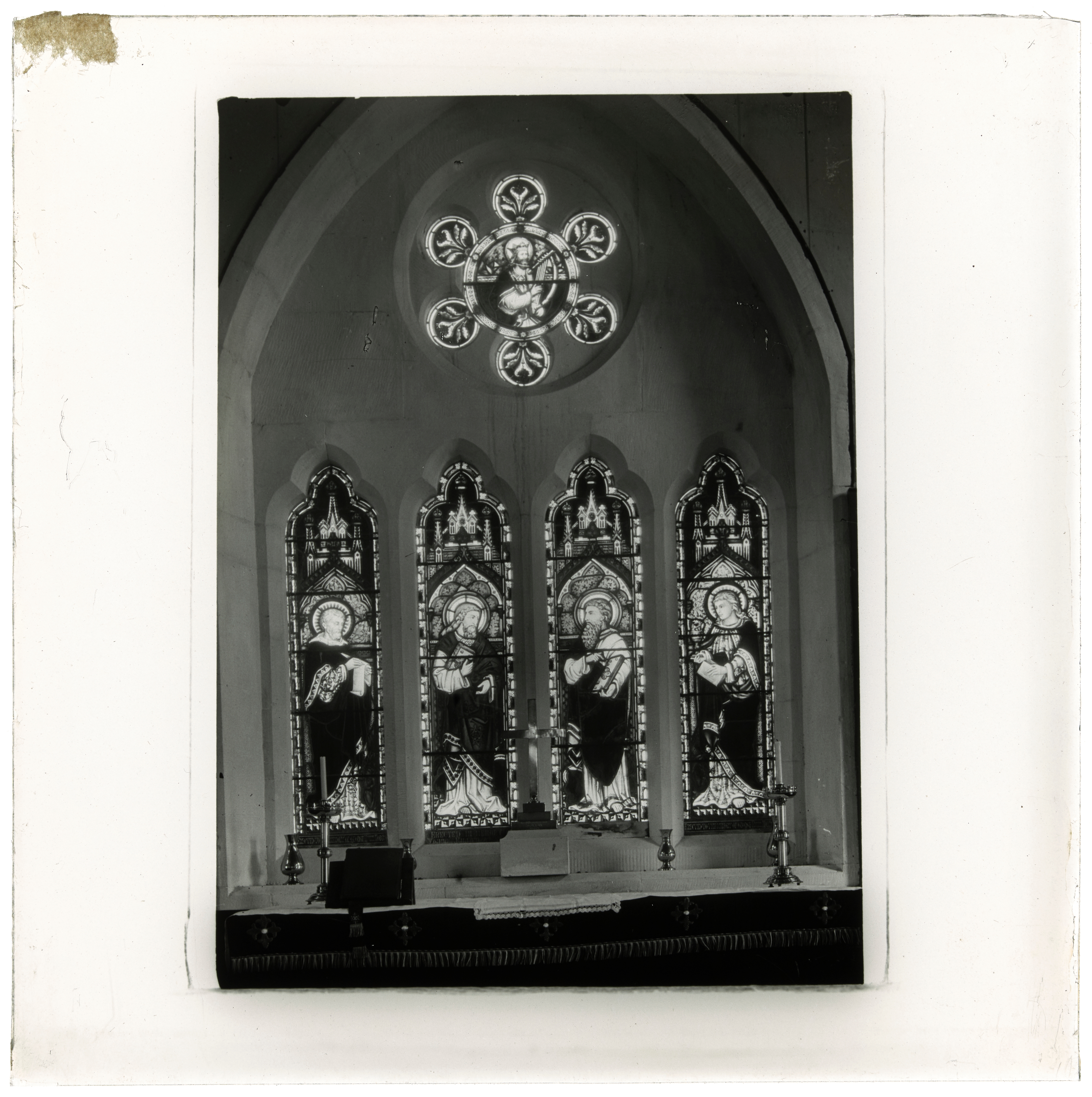 Stained glass windows in All Saints Church, Kingston, Norfolk Island
