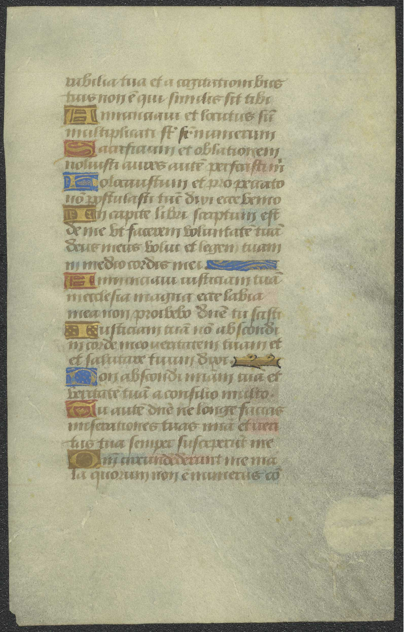 Leaf from a breviary