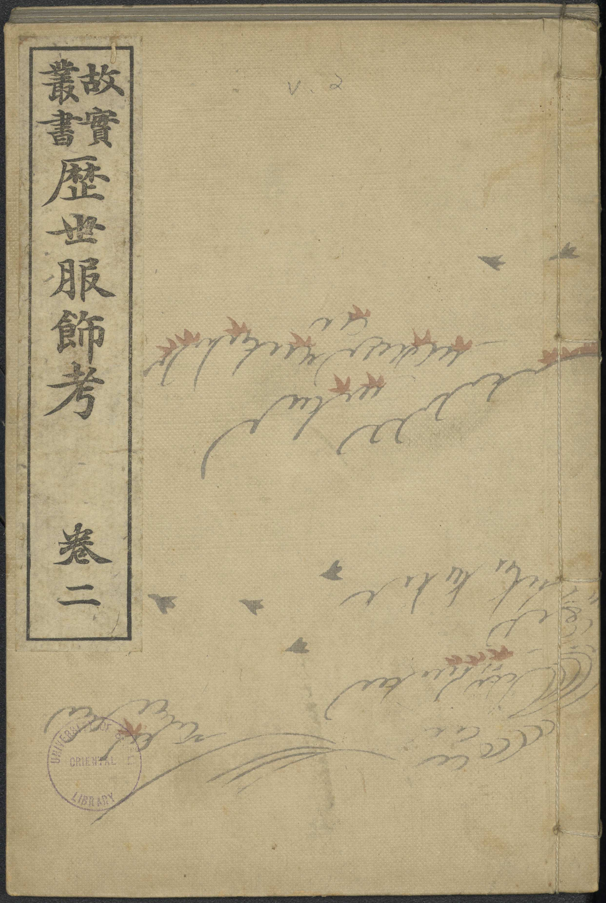 歷世服飾考 / 田中尚房編[著] (Rekisei fukushoku kō). vol. 2