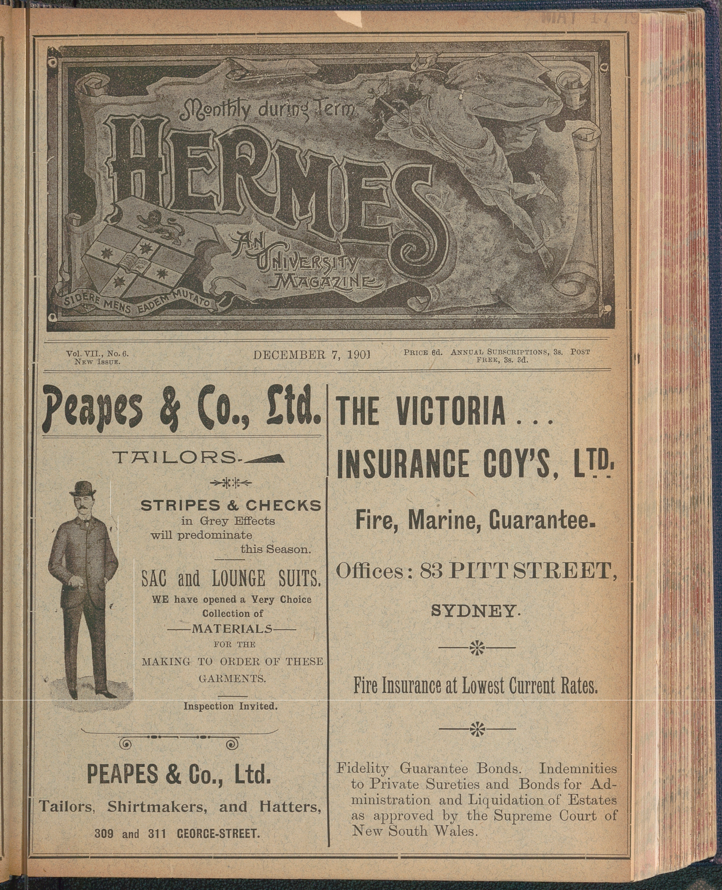 Hermes 1901 Volume 7 Number 6