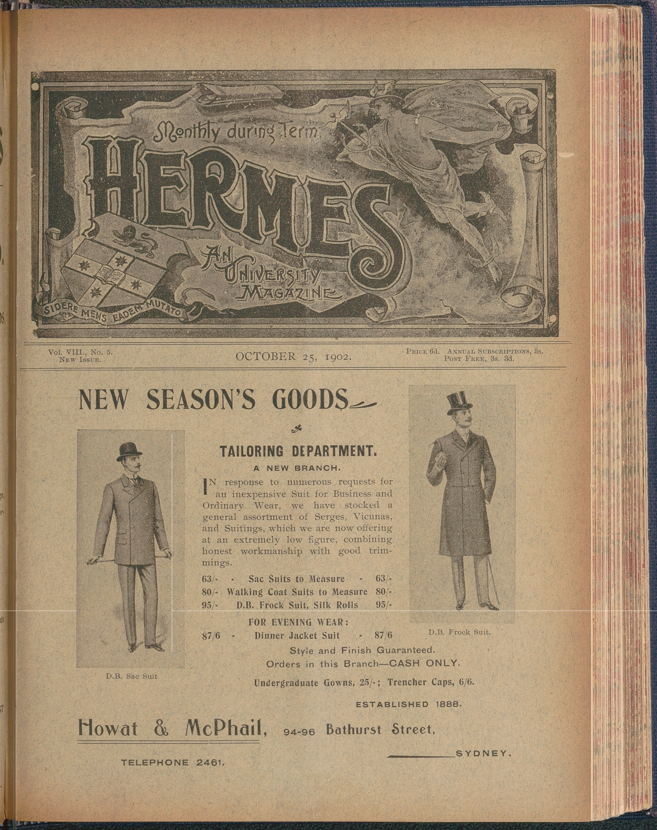 Hermes 1902 Volume 8 Number 5
