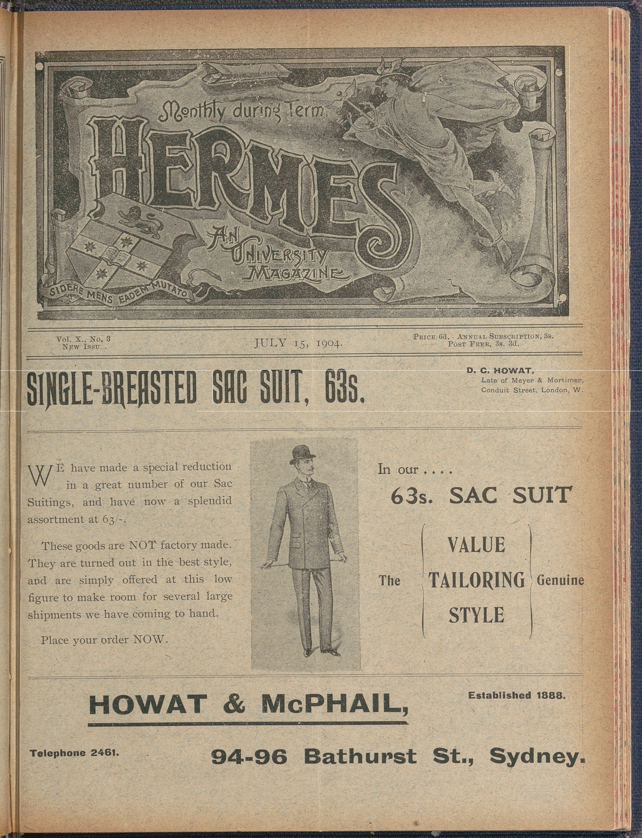 Hermes 1904 Volume 10 Number 3