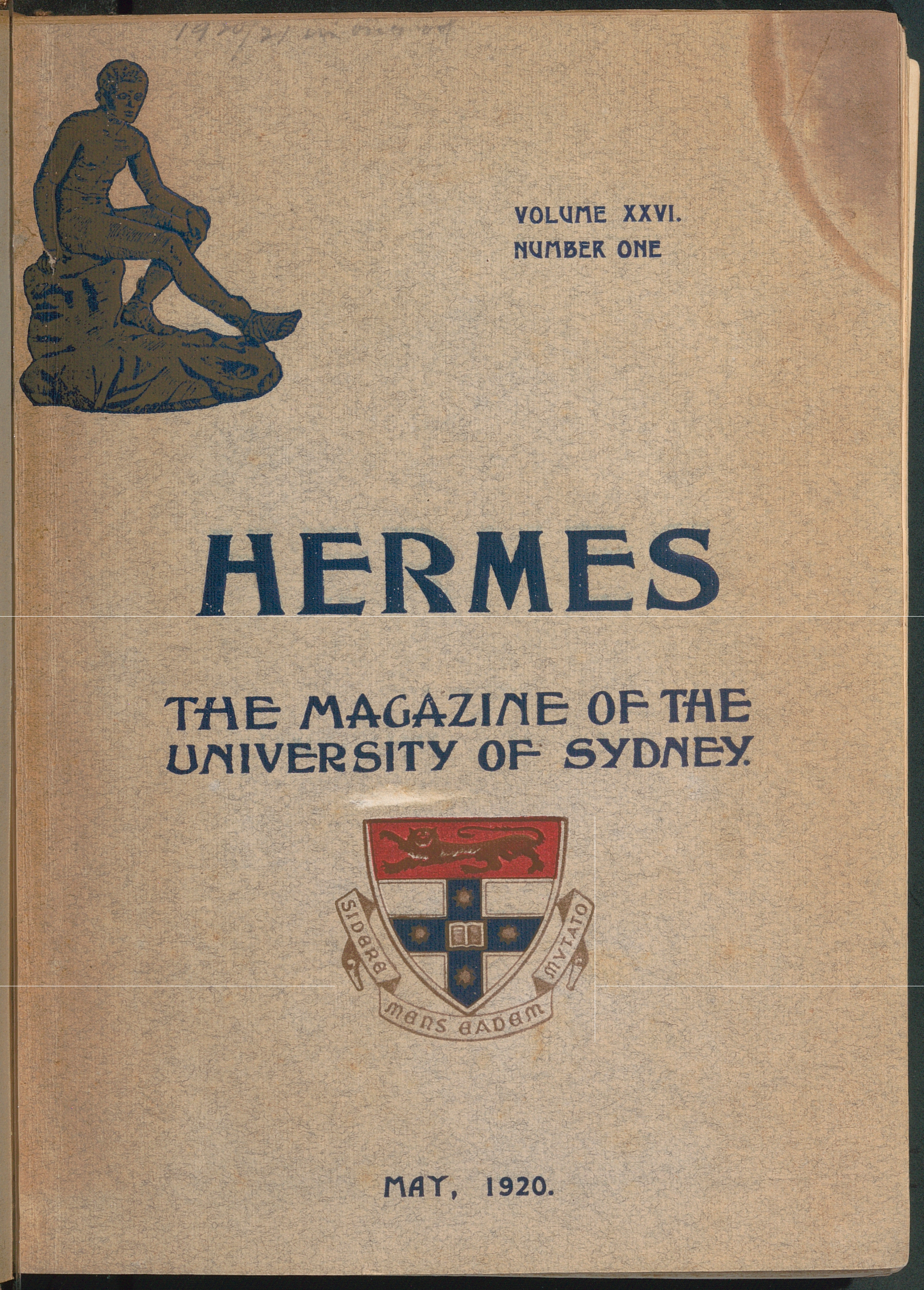 Hermes 1920 Volume 26 Number 1