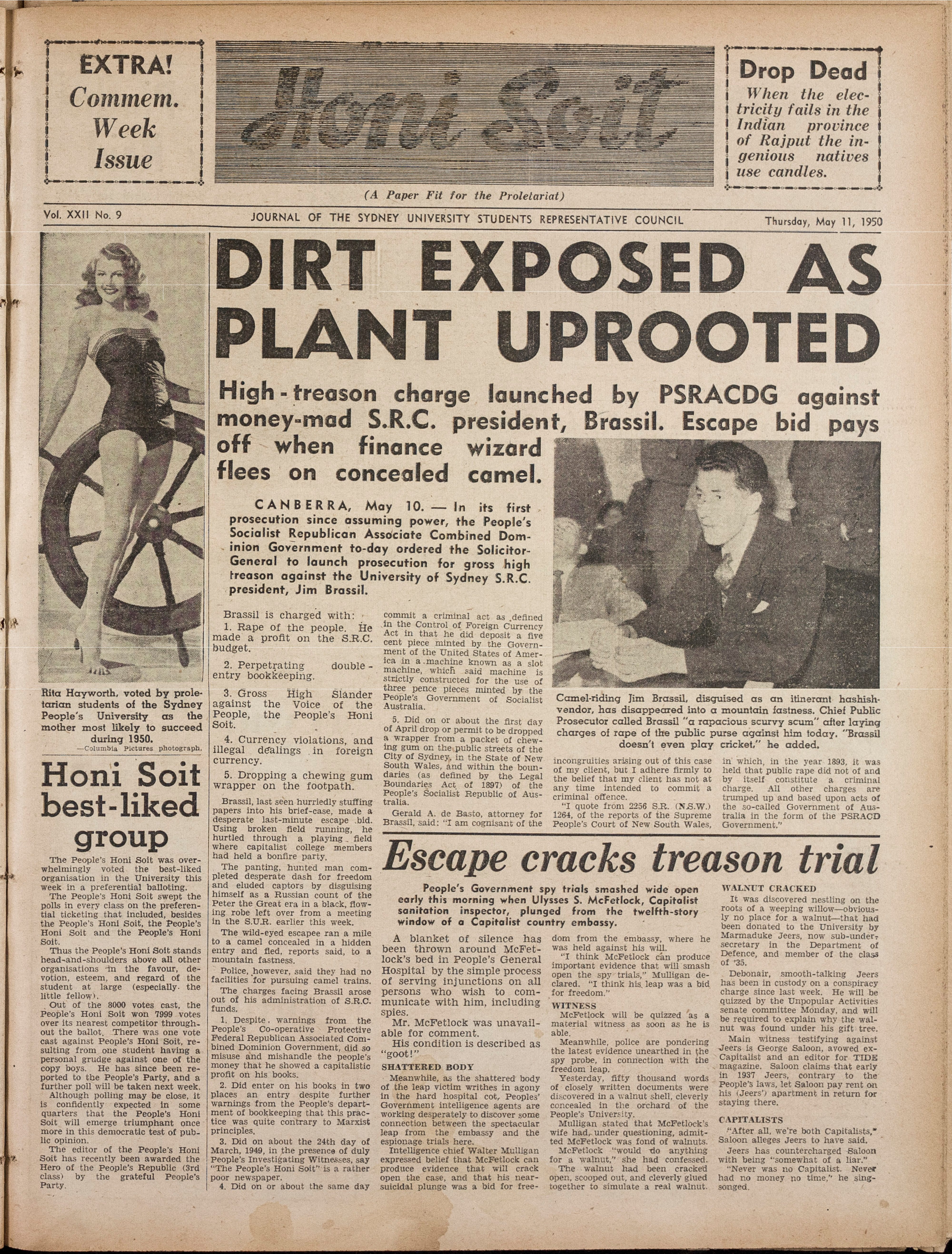 Honi Soit 1950 Issue 09