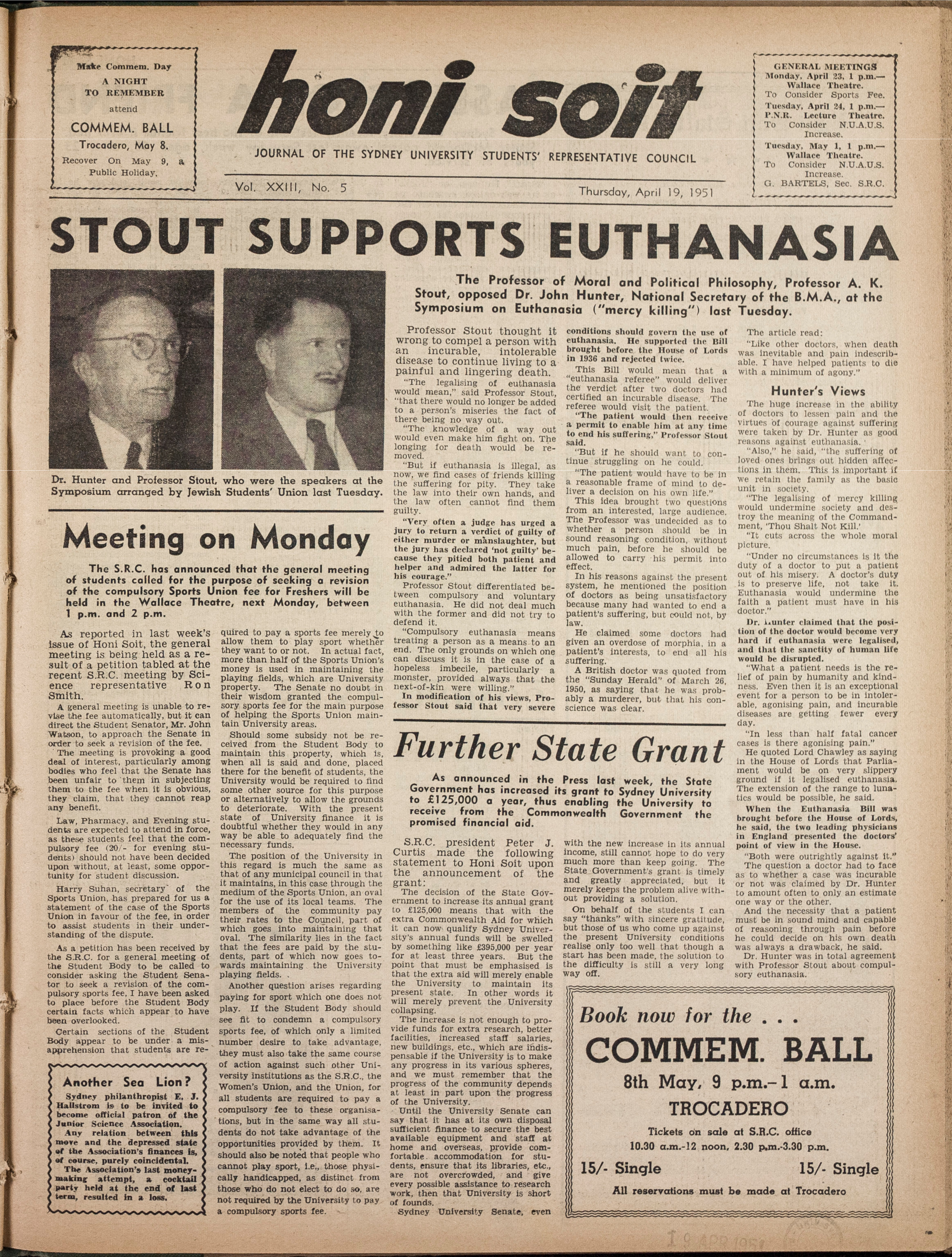 Honi Soit 1951 Issue 05