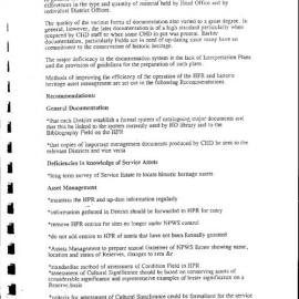 Historic Heritage Asset Management Status Review, NSW.